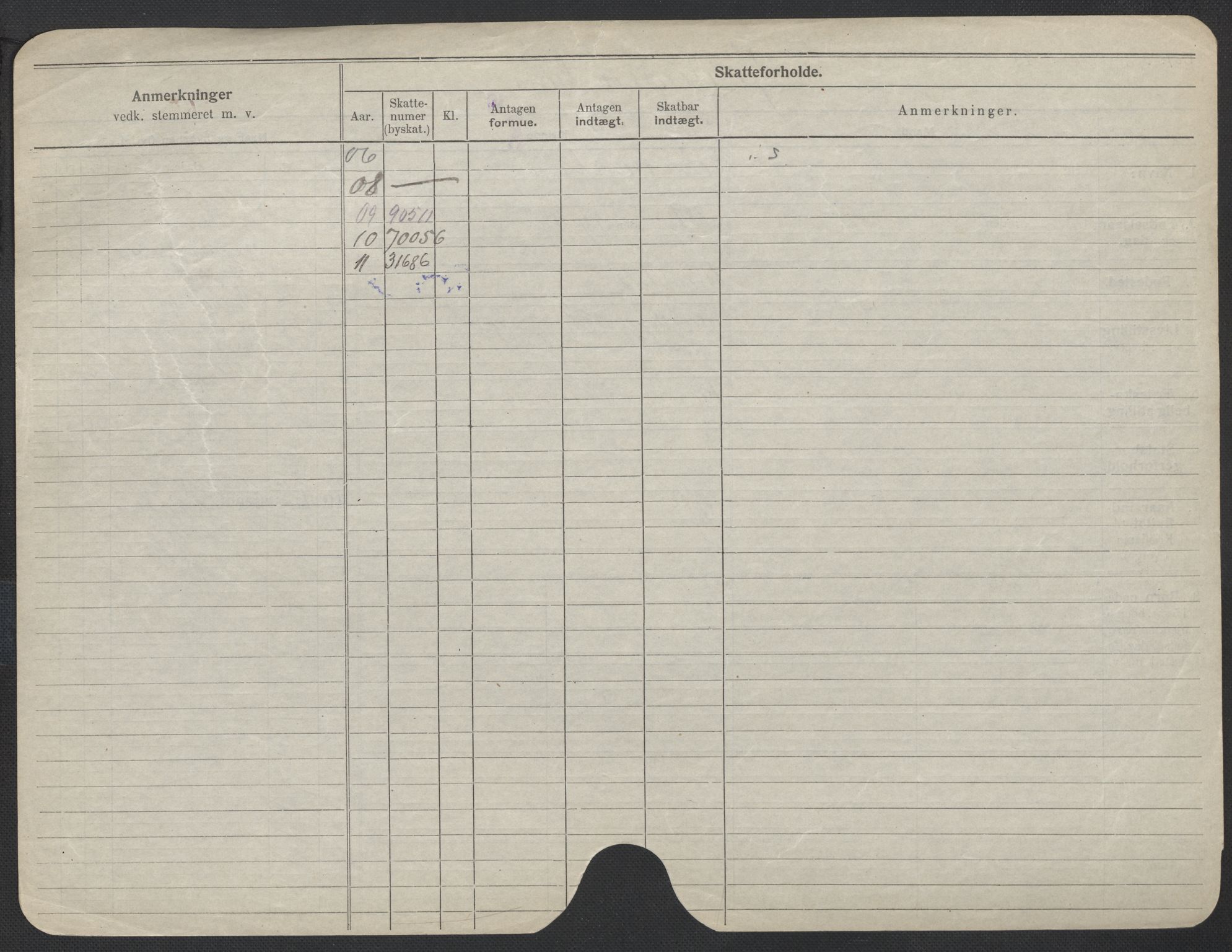 Oslo folkeregister, Registerkort, AV/SAO-A-11715/F/Fa/Fac/L0017: Kvinner, 1906-1914, p. 611b