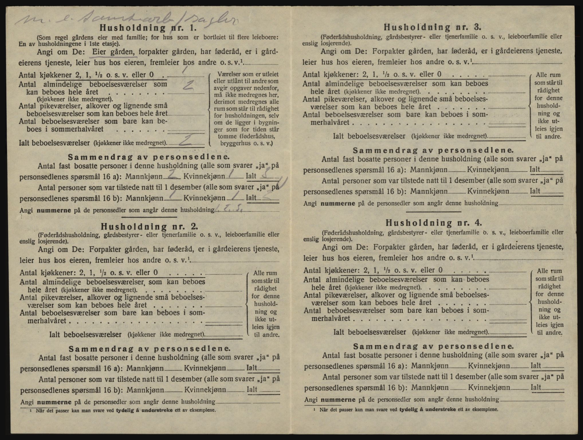 SAO, 1920 census for Glemmen, 1920, p. 2128