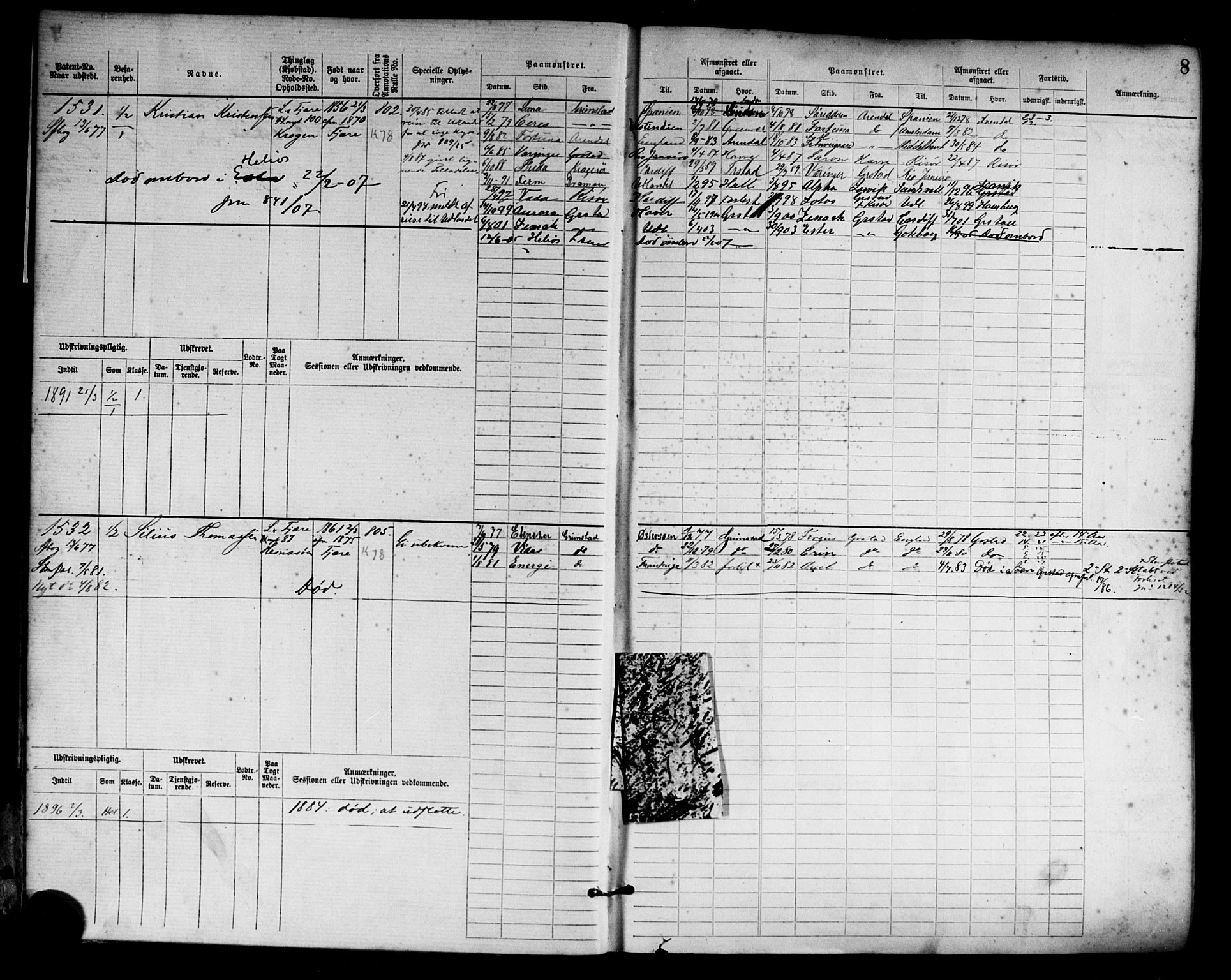 Grimstad mønstringskrets, AV/SAK-2031-0013/F/Fb/L0003: Hovedrulle nr 1517-2276, F-6, 1877-1888, p. 10