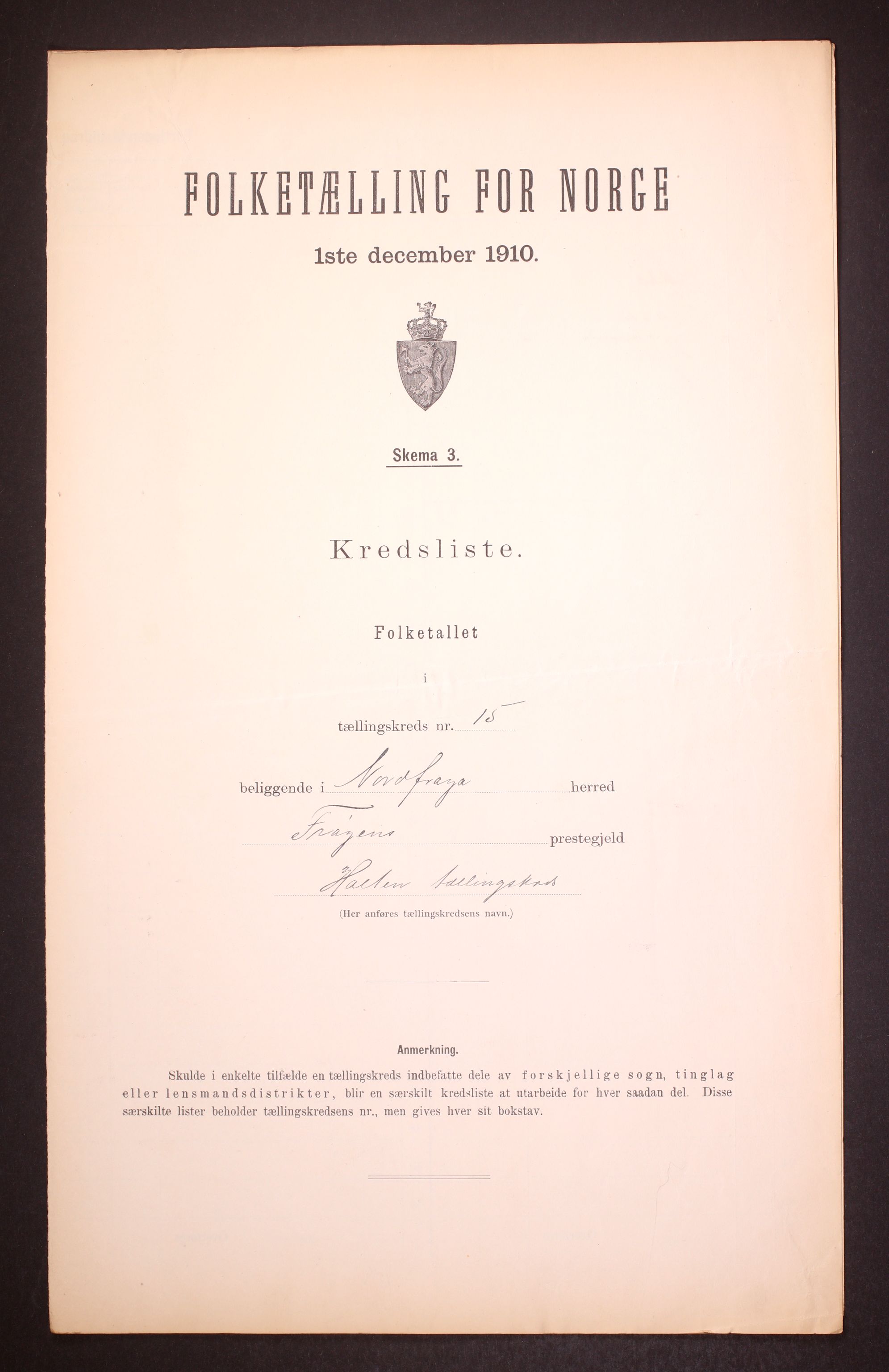 RA, 1910 census for Nord-Frøya, 1910, p. 46