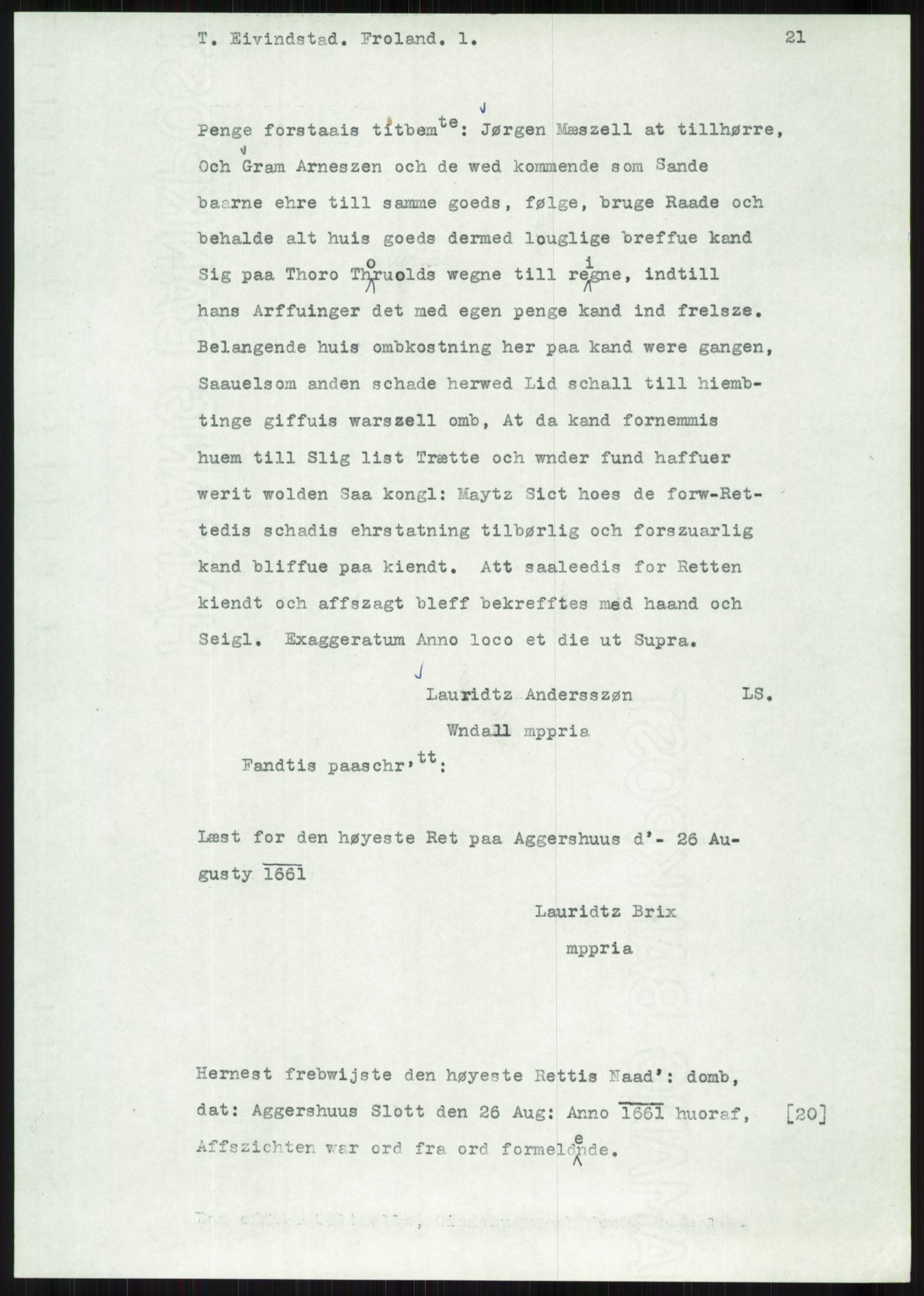 Samlinger til kildeutgivelse, Diplomavskriftsamlingen, AV/RA-EA-4053/H/Ha, p. 1733