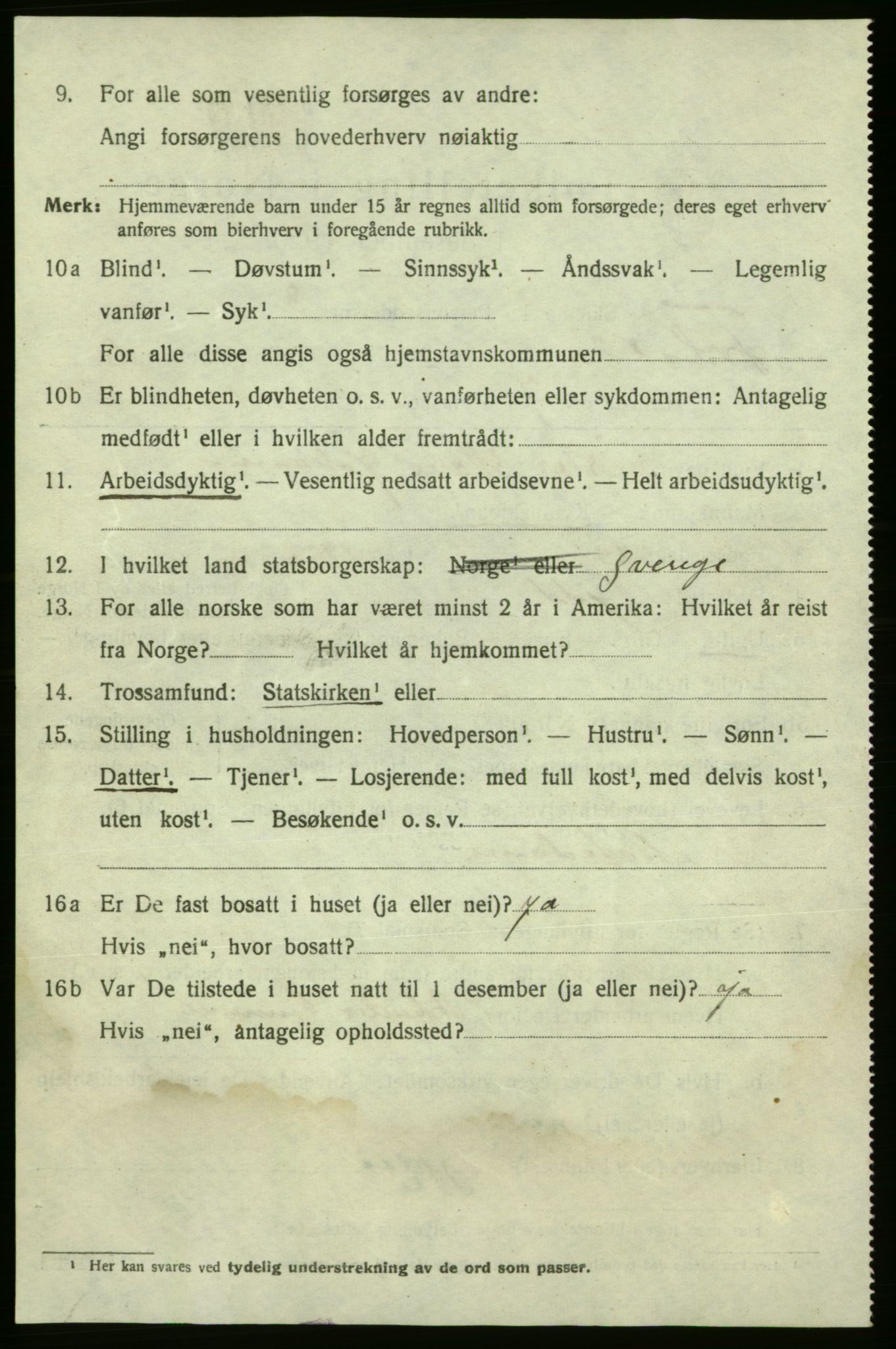 SAO, 1920 census for Fredrikshald, 1920, p. 12935