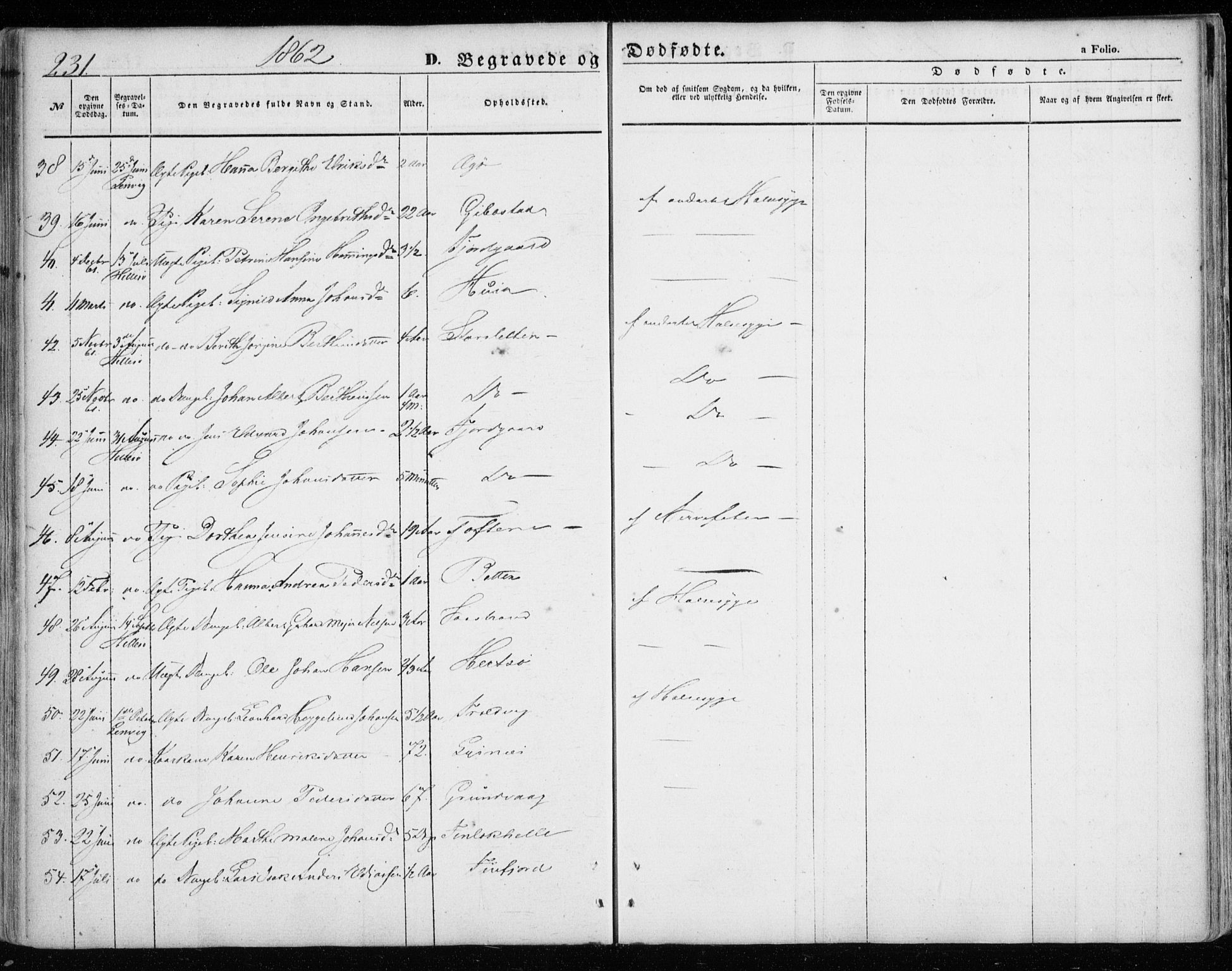 Lenvik sokneprestembete, AV/SATØ-S-1310/H/Ha/Haa/L0007kirke: Parish register (official) no. 7, 1855-1865, p. 231