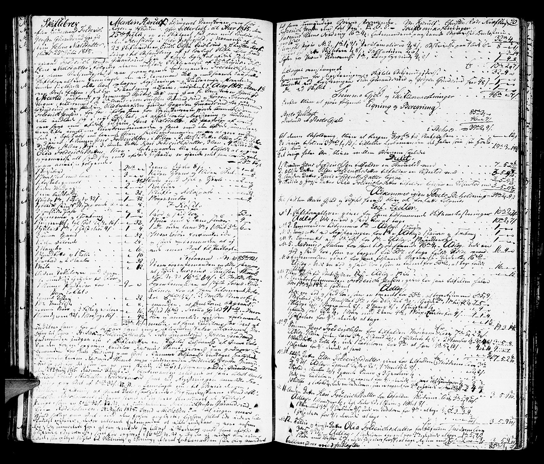 Lier, Røyken og Hurum sorenskriveri, AV/SAKO-A-89/H/Hc/L0010a: Skifteprotokoll, 1813-1835, p. 89b-90a