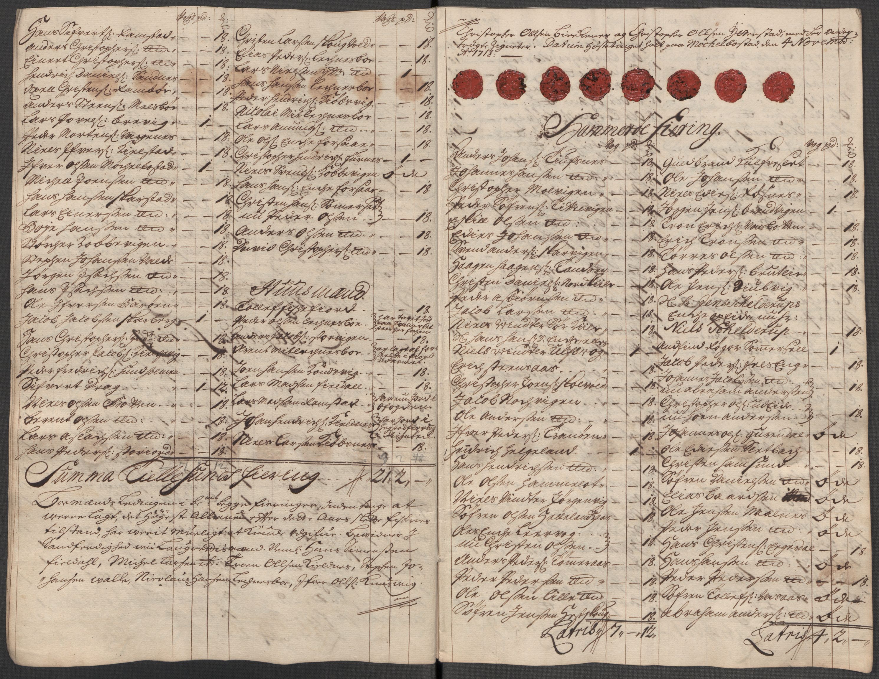 Rentekammeret inntil 1814, Reviderte regnskaper, Fogderegnskap, AV/RA-EA-4092/R66/L4588: Fogderegnskap Salten, 1718, p. 240