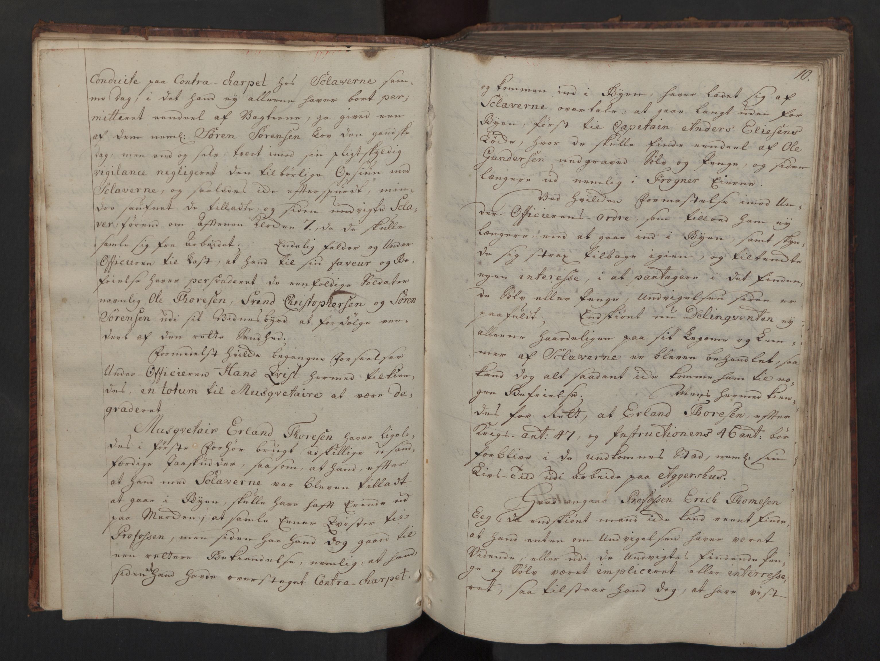 Forsvaret, Generalauditøren, AV/RA-RAFA-1772/F/Fg/Fga/L0010: Justitsprotokoller, 1739-1741, p. 9b-10a