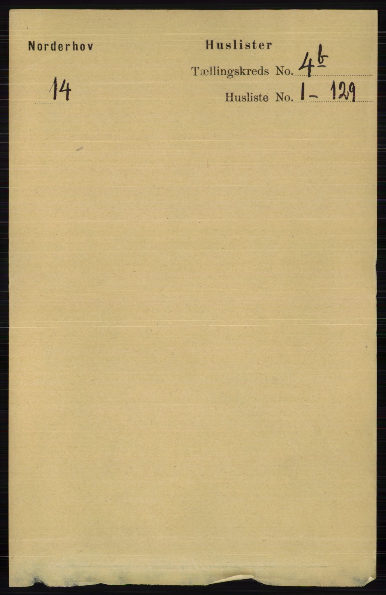 RA, 1891 census for 0613 Norderhov, 1891, p. 1870