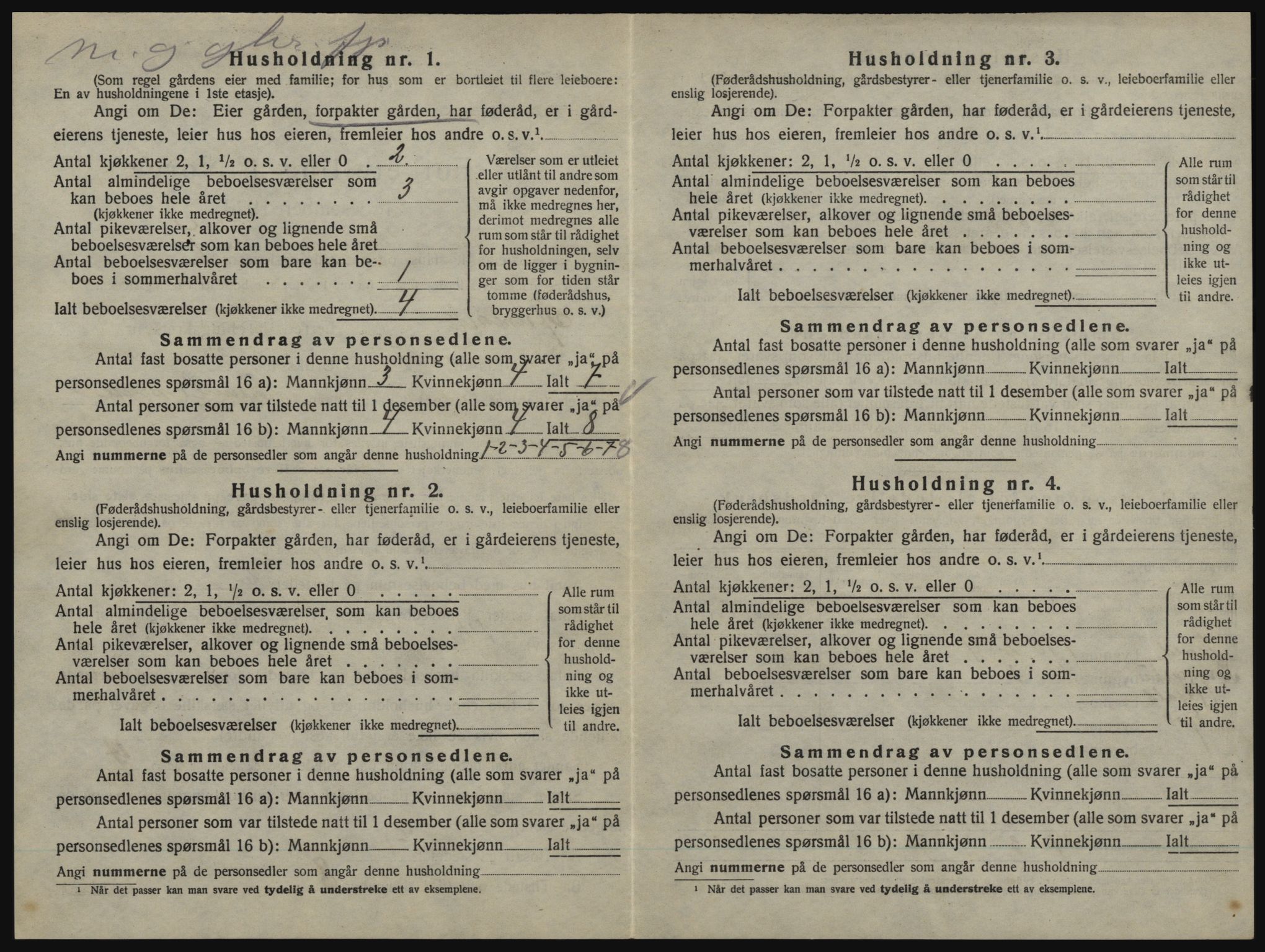 SAO, 1920 census for Aremark, 1920, p. 576