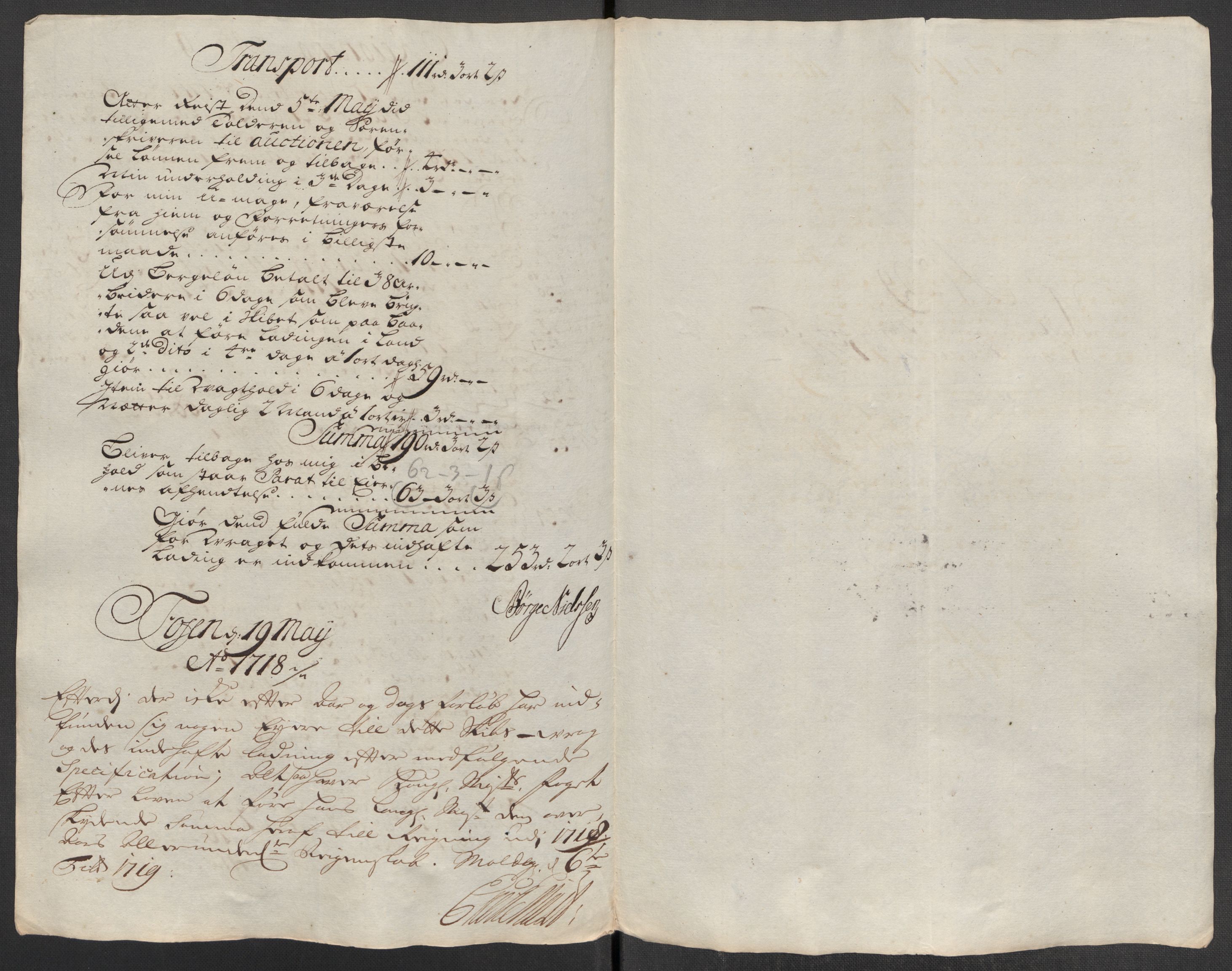 Rentekammeret inntil 1814, Reviderte regnskaper, Fogderegnskap, AV/RA-EA-4092/R56/L3751: Fogderegnskap Nordmøre, 1718, p. 198