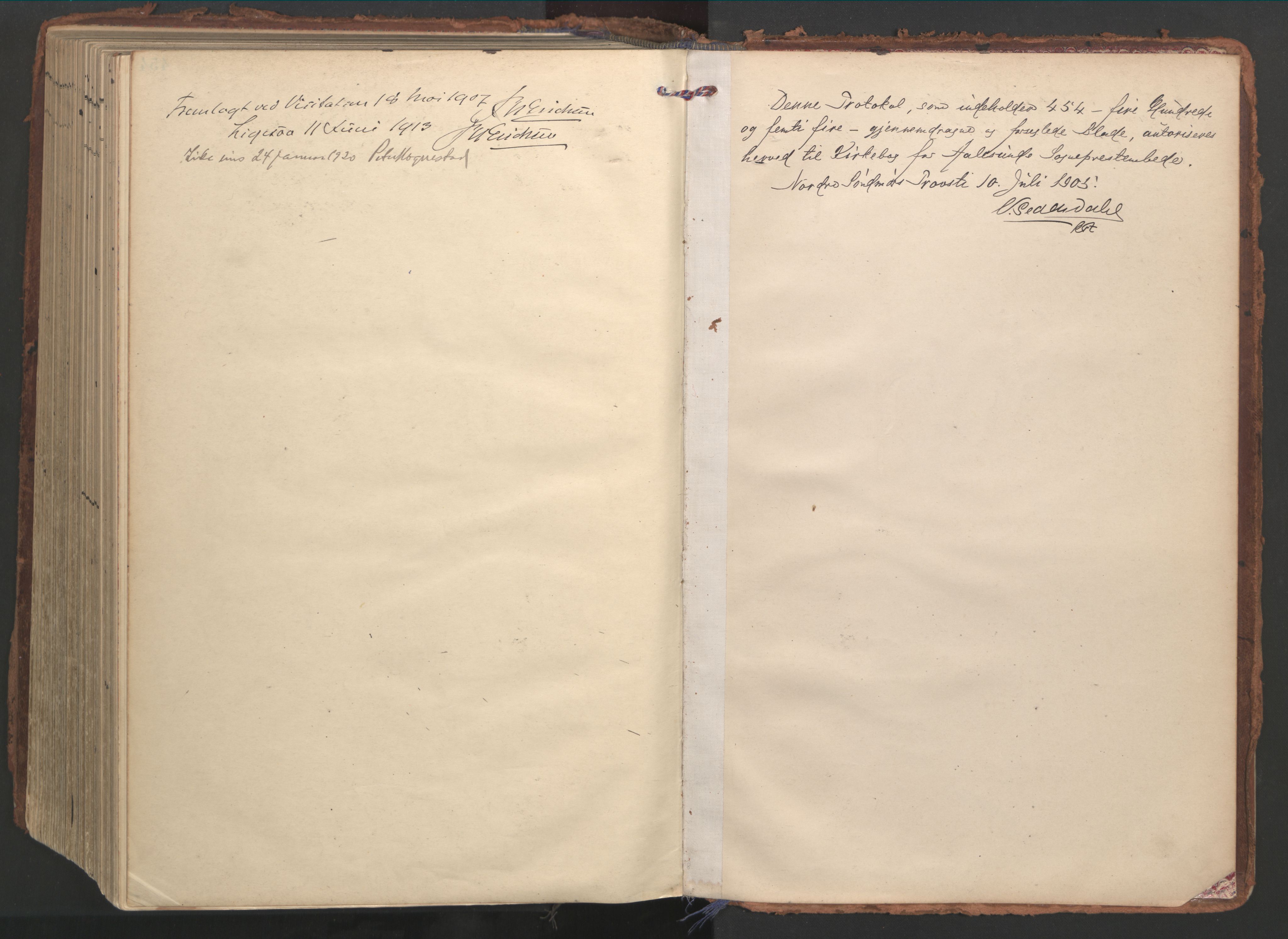 Ministerialprotokoller, klokkerbøker og fødselsregistre - Møre og Romsdal, AV/SAT-A-1454/529/L0459: Parish register (official) no. 529A09, 1904-1917, p. 439