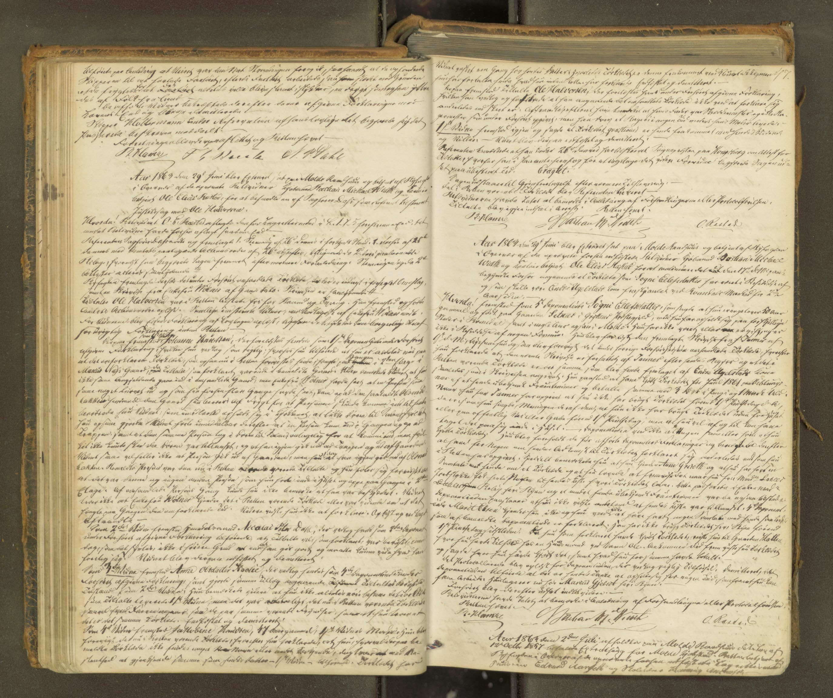 Molde byfogd, AV/SAT-A-0025/1/1A/L0010: Justisprotokoll, 1863-1869, p. 46b-47a