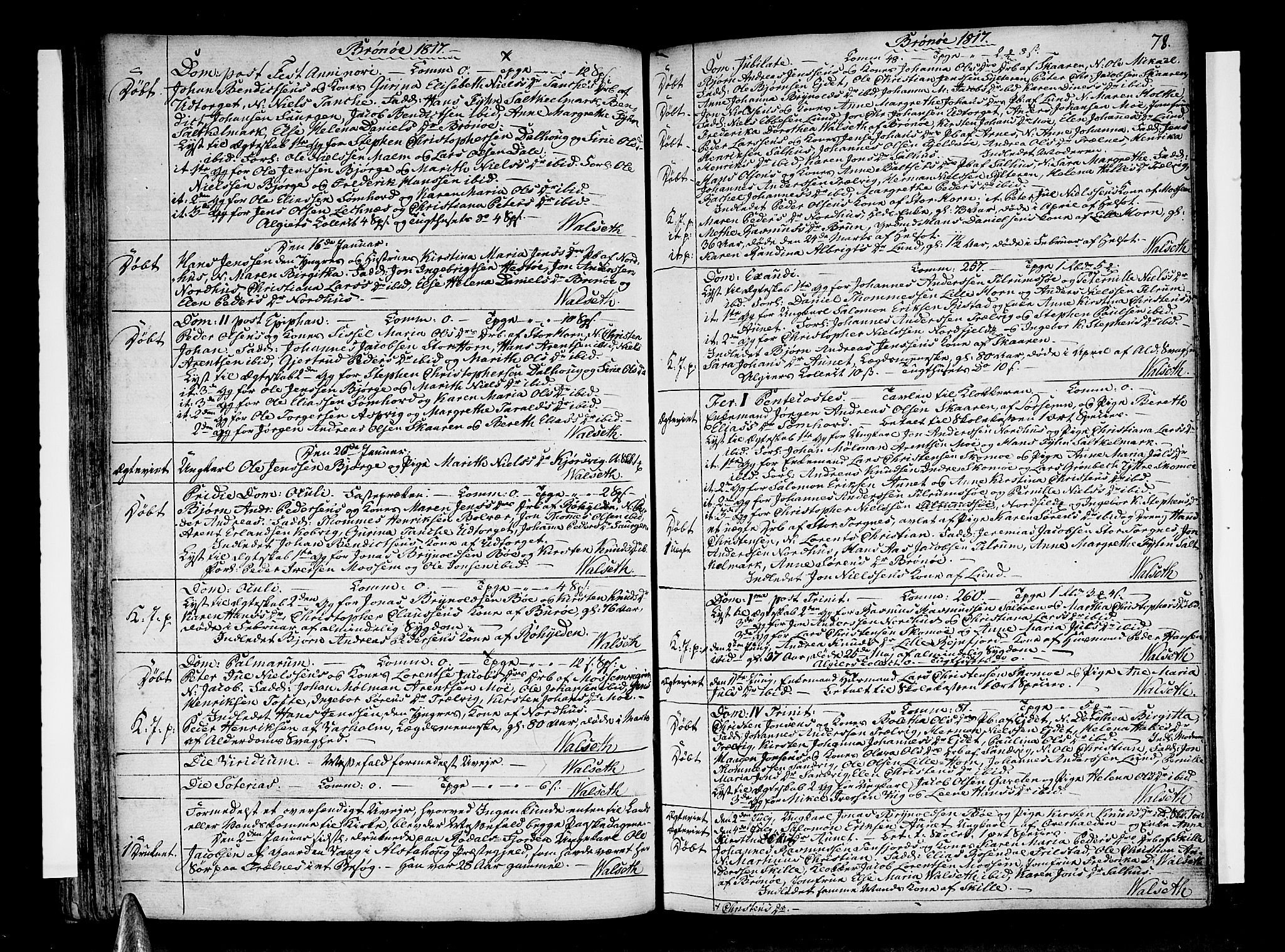 Ministerialprotokoller, klokkerbøker og fødselsregistre - Nordland, AV/SAT-A-1459/813/L0196: Parish register (official) no. 813A06, 1804-1819, p. 78
