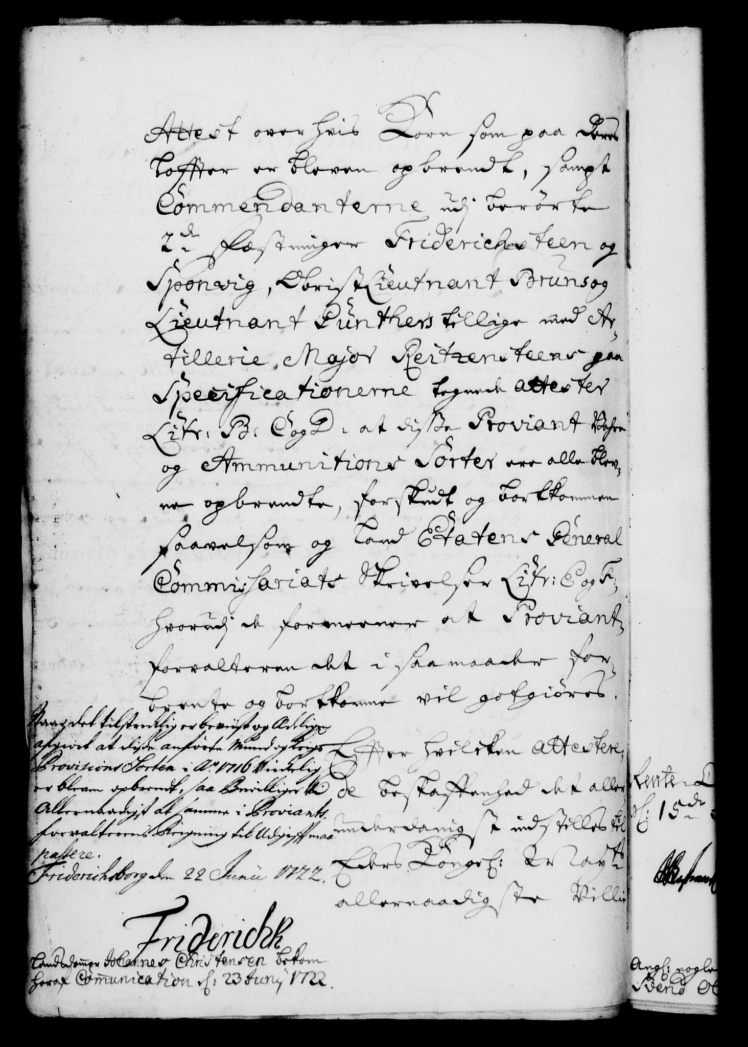 Rentekammeret, Kammerkanselliet, RA/EA-3111/G/Gf/Gfa/L0005: Norsk relasjons- og resolusjonsprotokoll (merket RK 52.5), 1722, p. 382