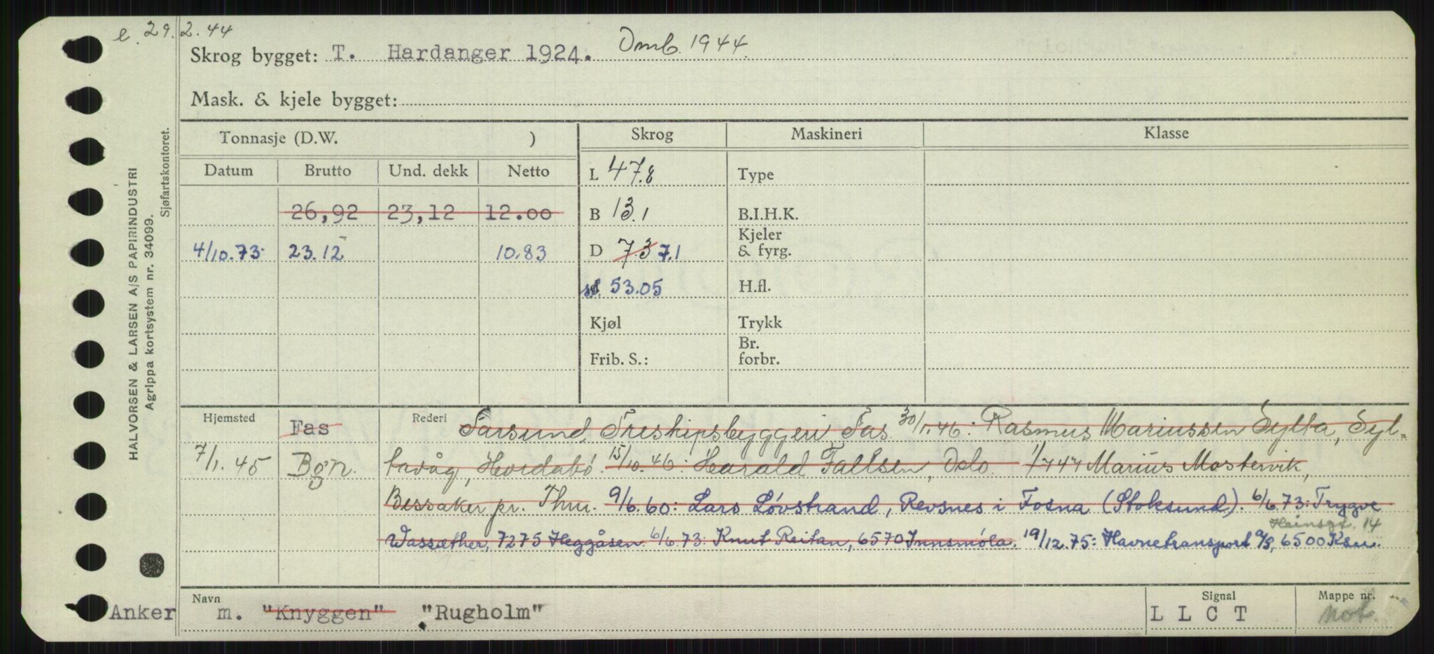 Sjøfartsdirektoratet med forløpere, Skipsmålingen, AV/RA-S-1627/H/Ha/L0004/0002: Fartøy, Mas-R / Fartøy, Odin-R, p. 887