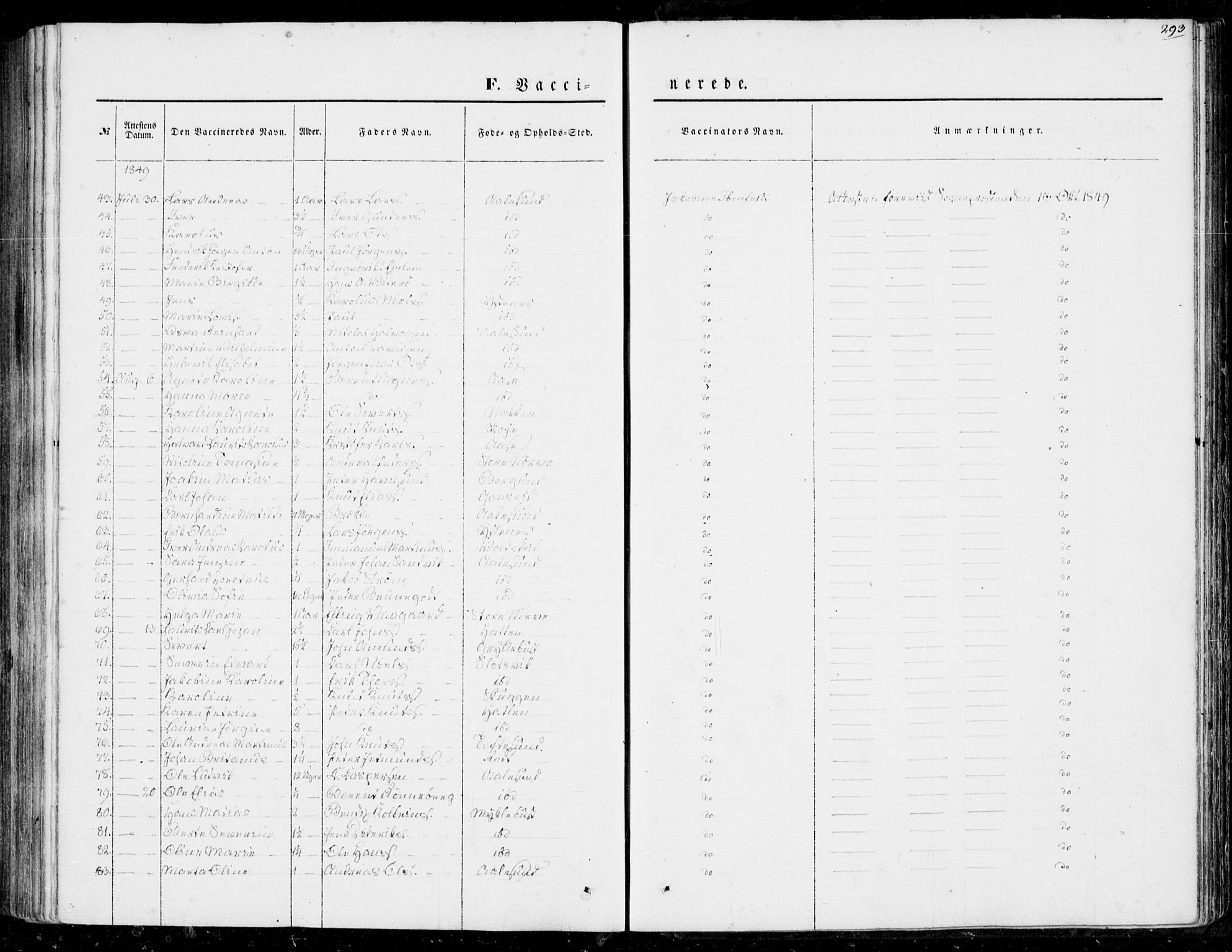 Ministerialprotokoller, klokkerbøker og fødselsregistre - Møre og Romsdal, AV/SAT-A-1454/528/L0397: Parish register (official) no. 528A08, 1848-1858, p. 293