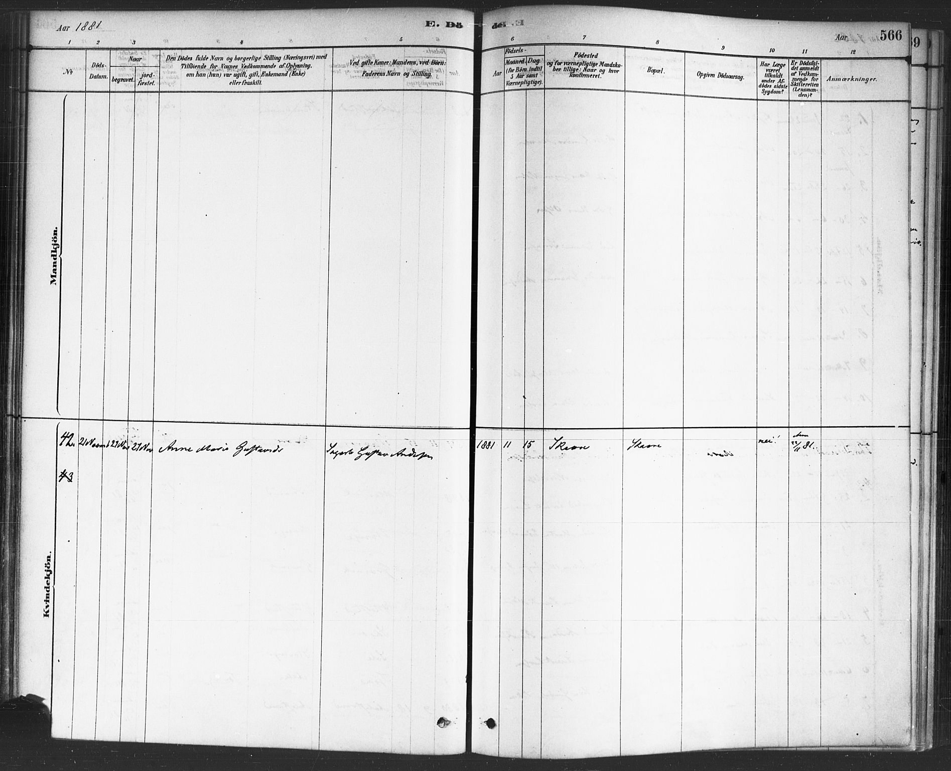 Onsøy prestekontor Kirkebøker, SAO/A-10914/F/Fa/L0006: Parish register (official) no. I 6, 1878-1898, p. 567