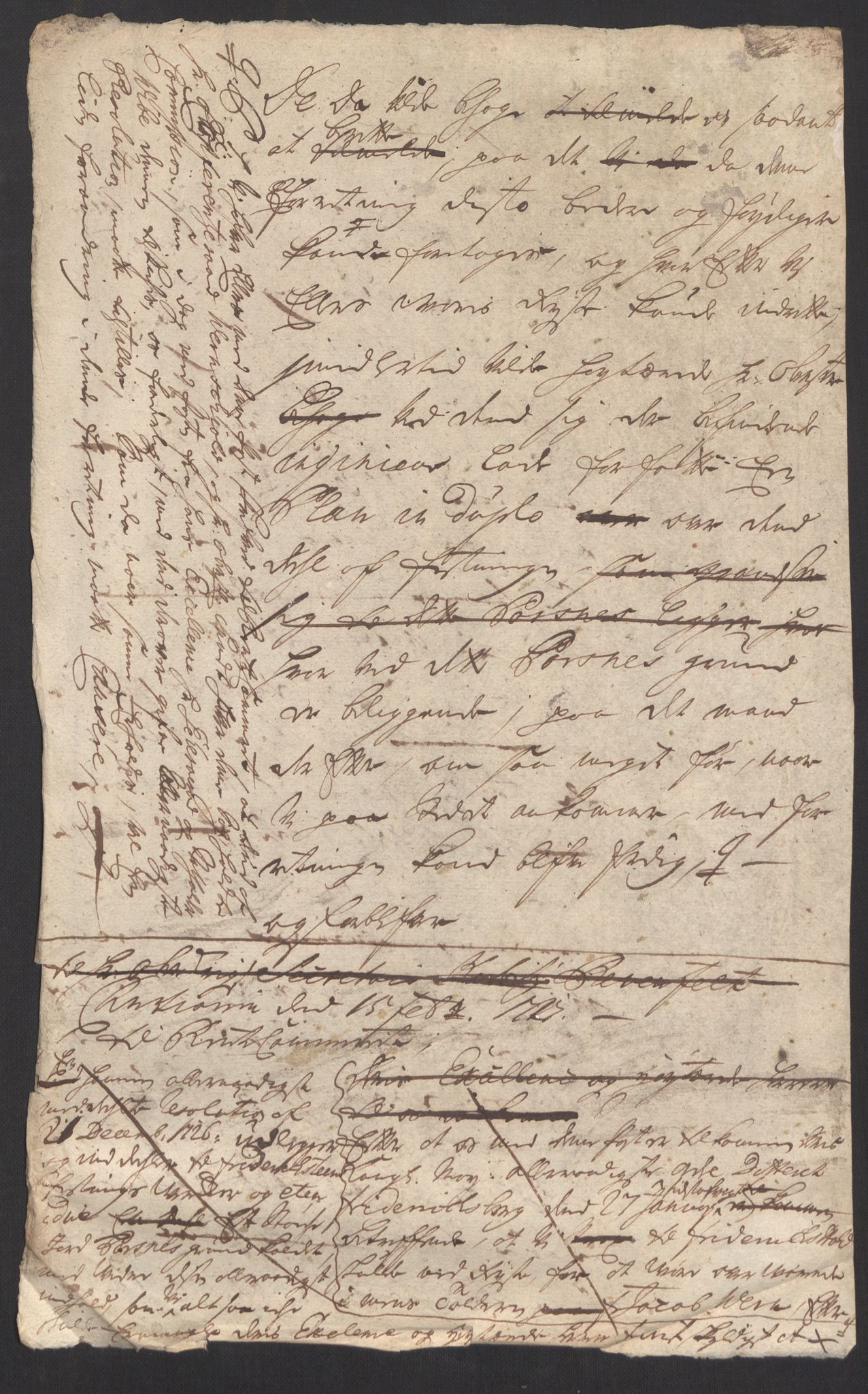 Kommanderende general (KG I) med Det norske krigsdirektorium, AV/RA-EA-5419/B/L0009: Kommanderende generals konsepter og kopibok, 1724-1727