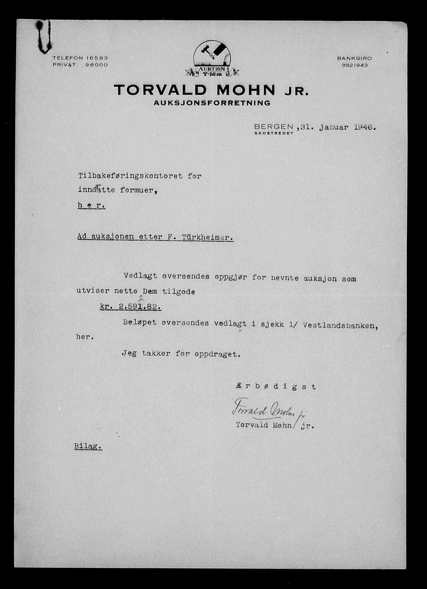 Justisdepartementet, Tilbakeføringskontoret for inndratte formuer, AV/RA-S-1564/H/Hc/Hcd/L1008: --, 1945-1947, p. 13