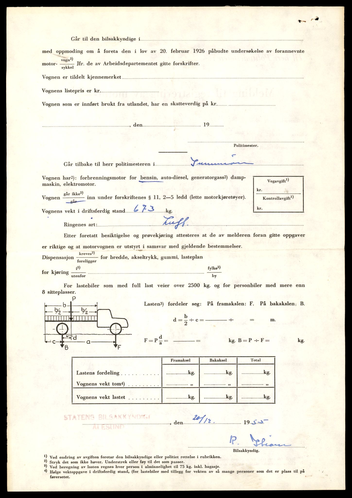 Møre og Romsdal vegkontor - Ålesund trafikkstasjon, AV/SAT-A-4099/F/Fe/L0049: Registreringskort for kjøretøy T 14864 - T 18613, 1927-1998, p. 2540