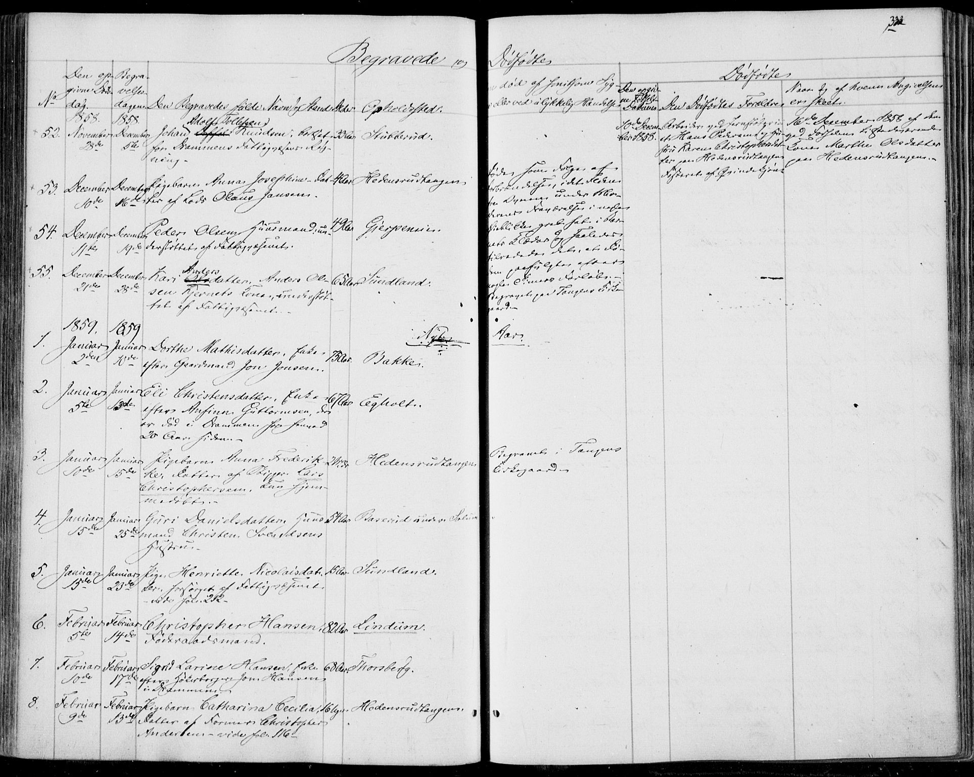 Skoger kirkebøker, SAKO/A-59/F/Fa/L0003: Parish register (official) no. I 3, 1842-1861, p. 333