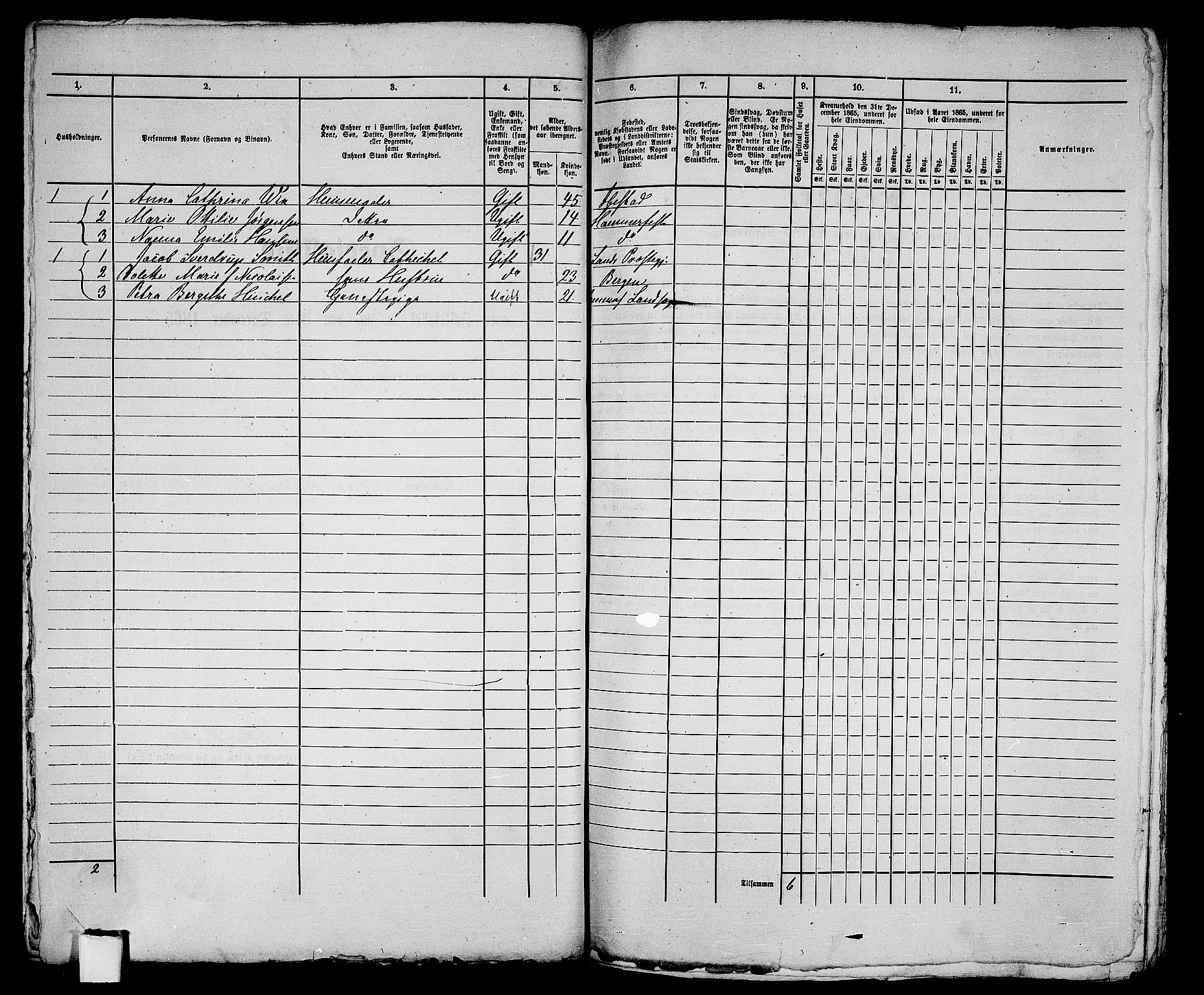 RA, 1865 census for Hammerfest/Hammerfest, 1865, p. 178