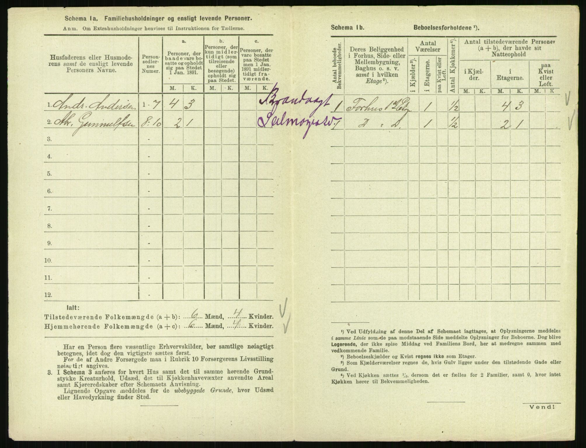 RA, 1891 census for 0801 Kragerø, 1891, p. 513