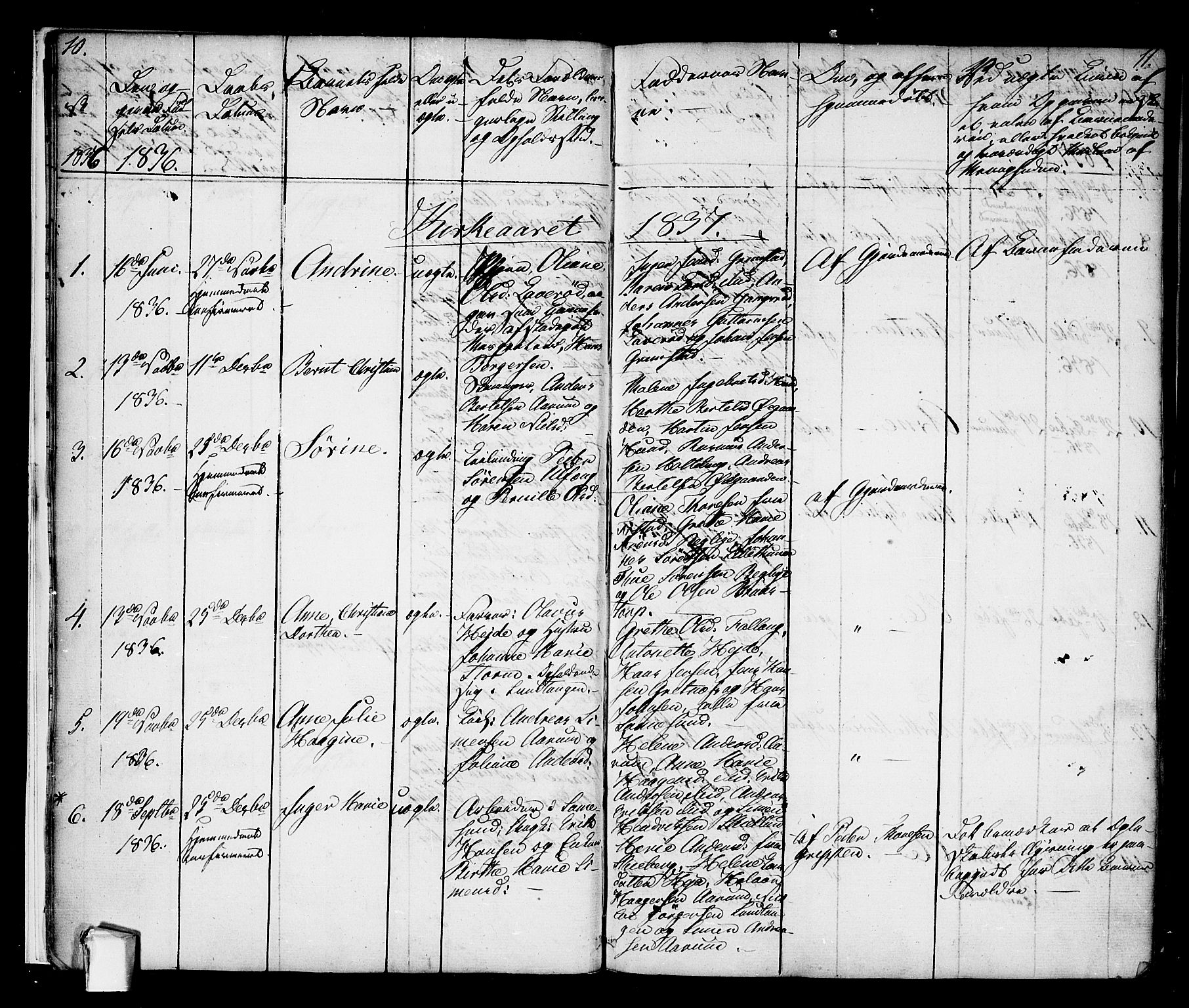 Borge prestekontor Kirkebøker, AV/SAO-A-10903/F/Fa/L0004: Parish register (official) no. I 4, 1836-1848, p. 10-11