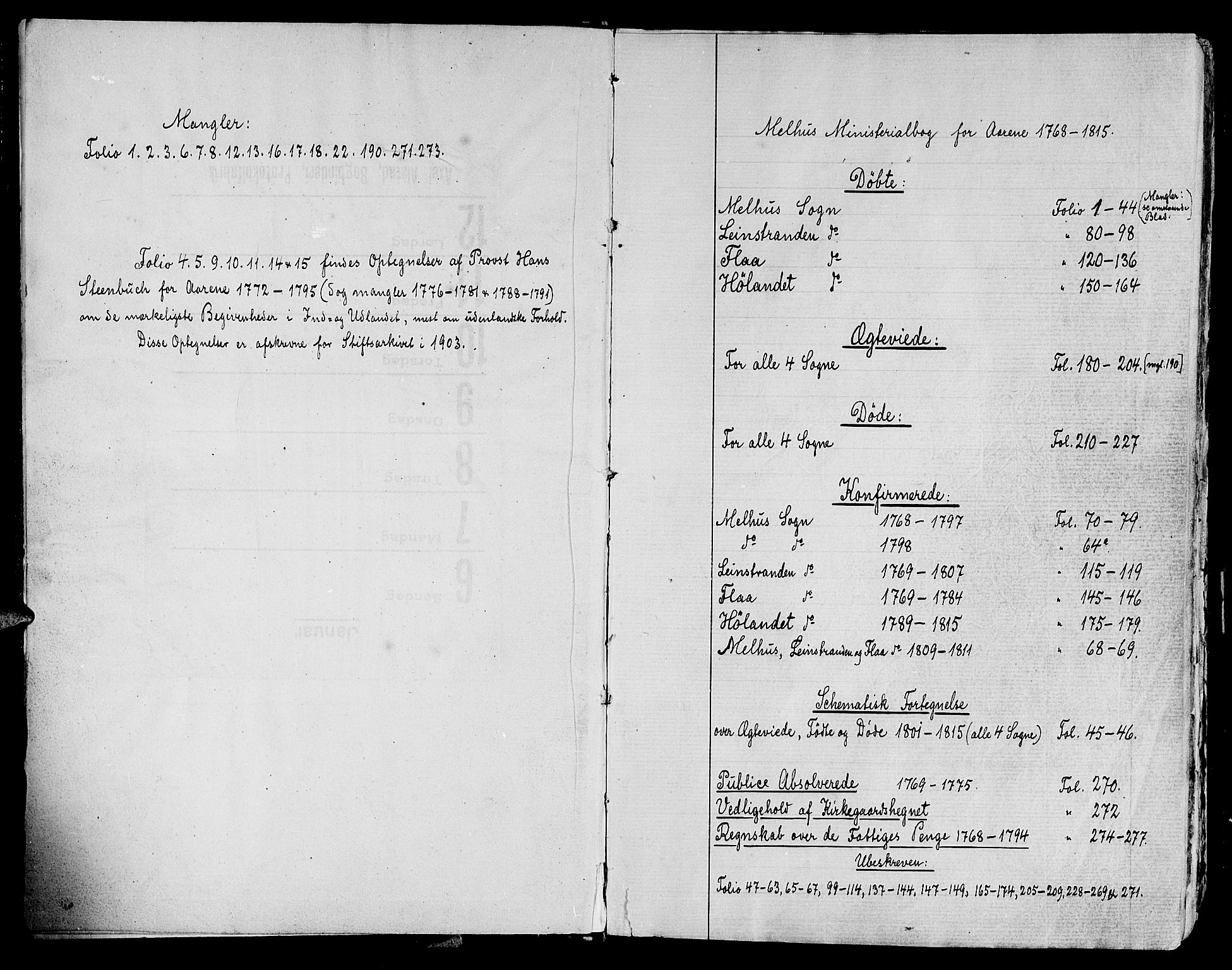 Ministerialprotokoller, klokkerbøker og fødselsregistre - Sør-Trøndelag, AV/SAT-A-1456/691/L1061: Parish register (official) no. 691A02 /1, 1768-1815