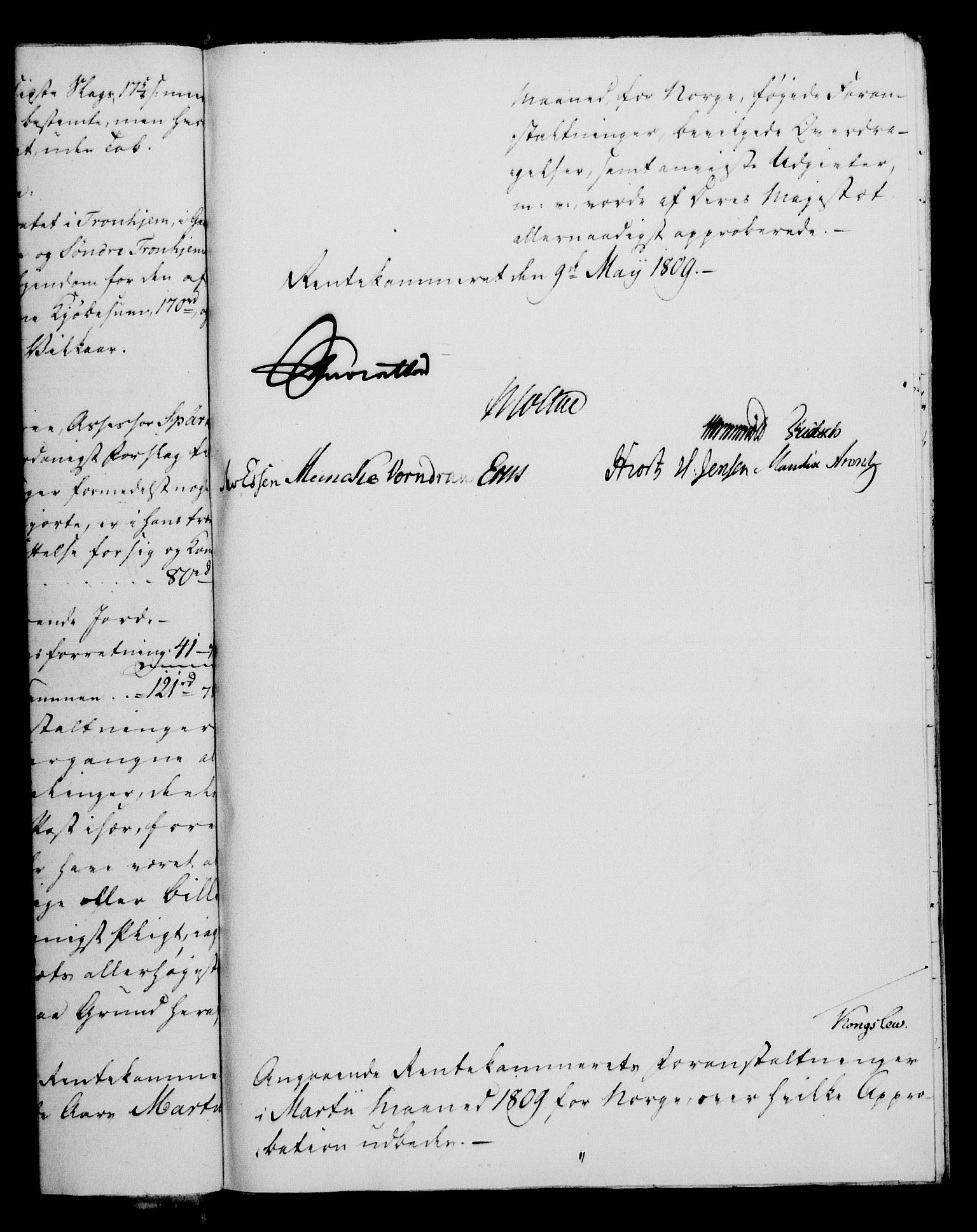 Rentekammeret, Kammerkanselliet, AV/RA-EA-3111/G/Gf/Gfa/L0091: Norsk relasjons- og resolusjonsprotokoll (merket RK 52.91), 1809, p. 216
