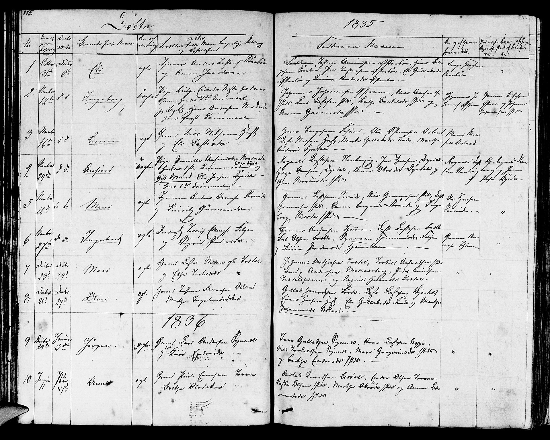 Lavik sokneprestembete, SAB/A-80901: Parish register (official) no. A 2I, 1821-1842, p. 115