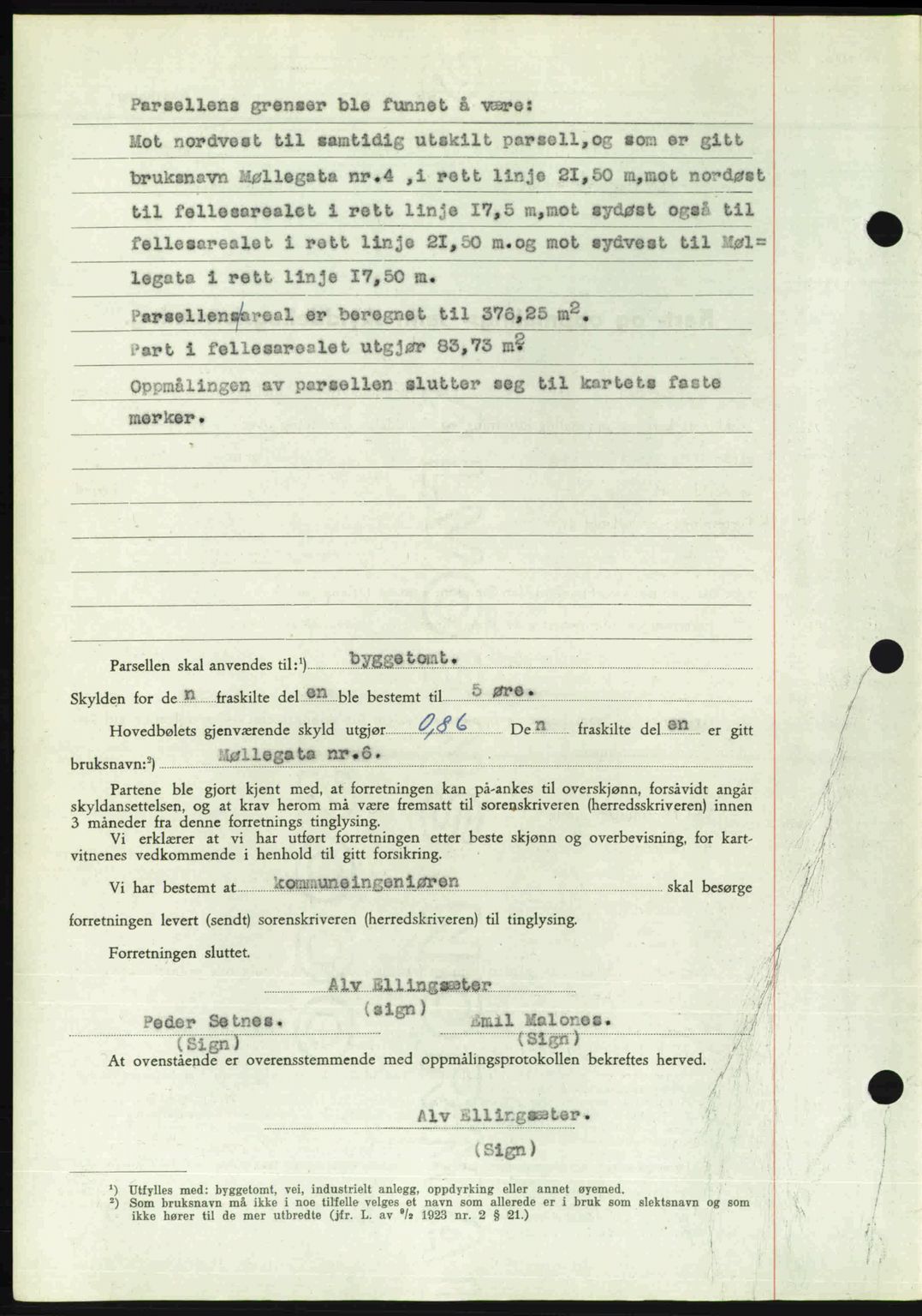 Romsdal sorenskriveri, AV/SAT-A-4149/1/2/2C: Mortgage book no. A26, 1948-1948, Diary no: : 1859/1948