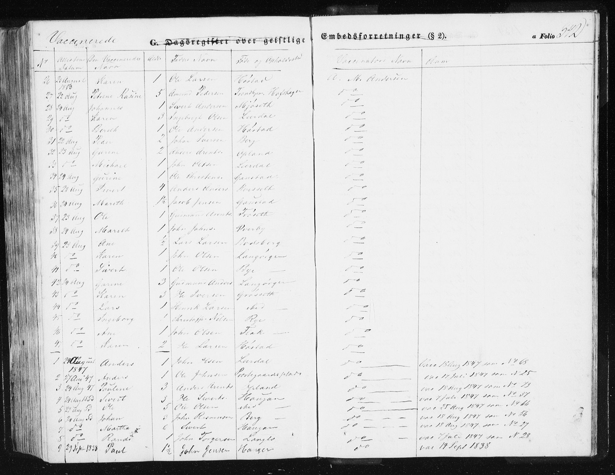 Ministerialprotokoller, klokkerbøker og fødselsregistre - Sør-Trøndelag, SAT/A-1456/612/L0376: Parish register (official) no. 612A08, 1846-1859, p. 342