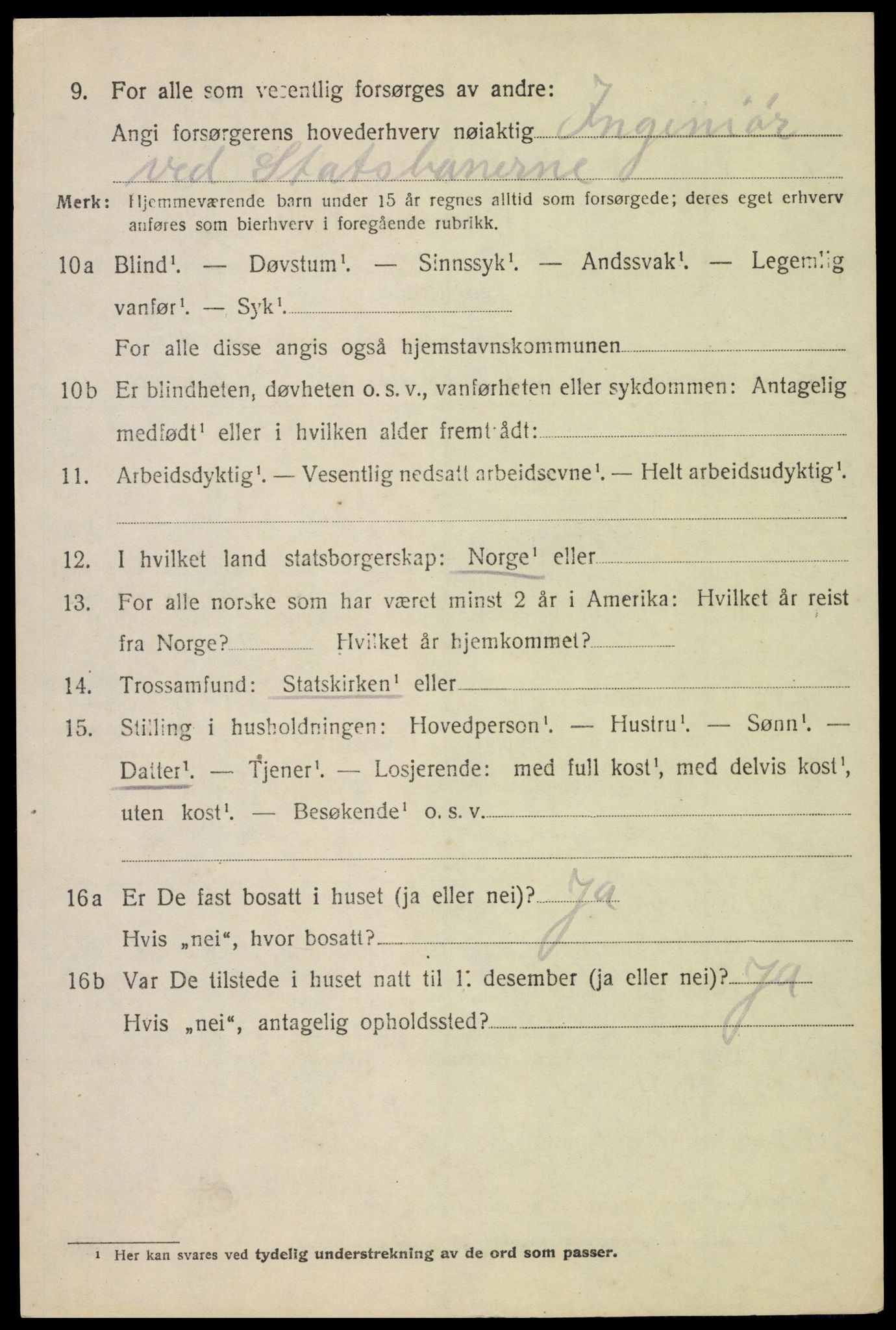 SAH, 1920 census for Furnes, 1920, p. 2418