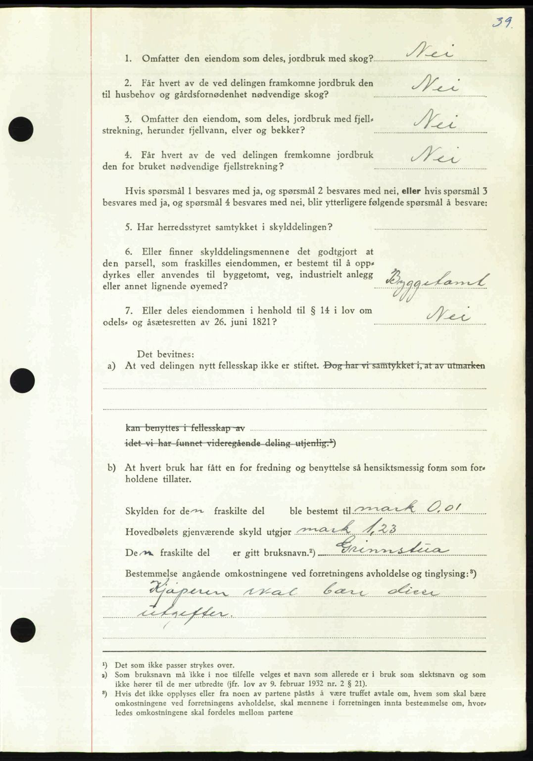 Nordmøre sorenskriveri, AV/SAT-A-4132/1/2/2Ca: Mortgage book no. A114, 1950-1950, Diary no: : 364/1950