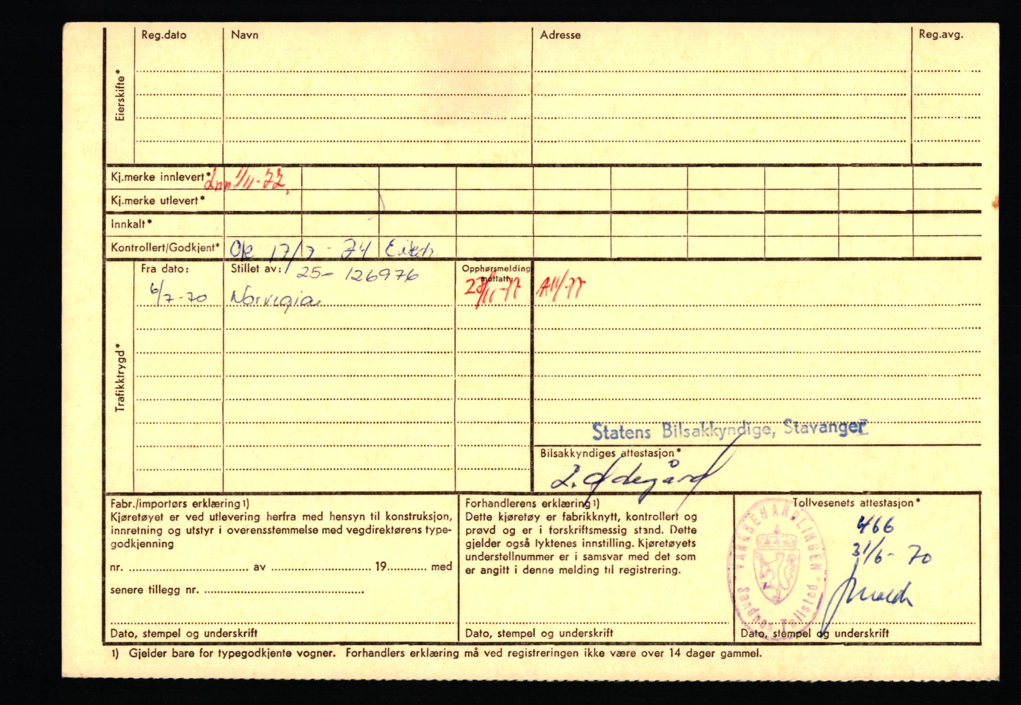 Stavanger trafikkstasjon, AV/SAST-A-101942/0/F/L0037: L-20500 - L-21499, 1930-1971, p. 1560