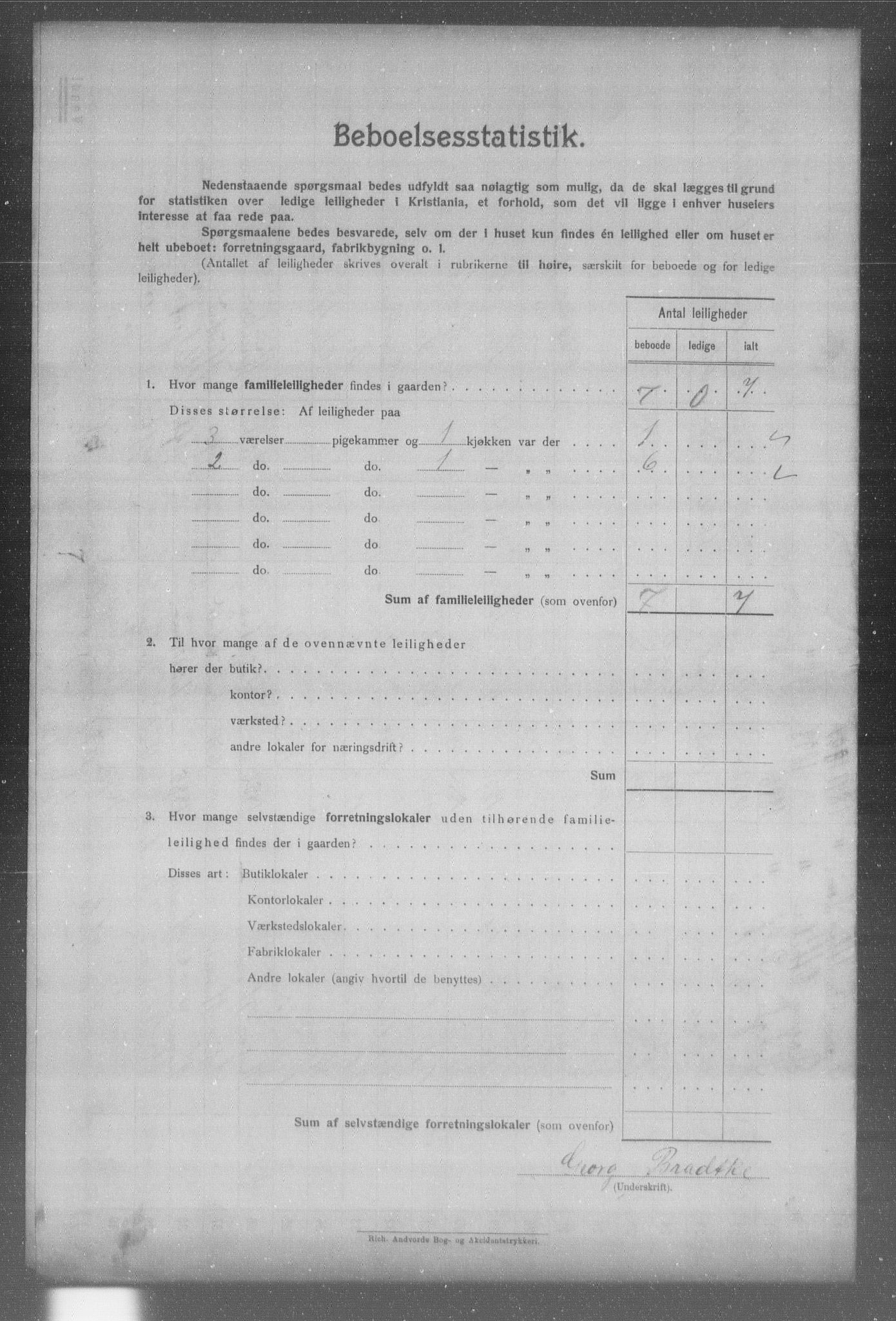 OBA, Municipal Census 1904 for Kristiania, 1904, p. 746