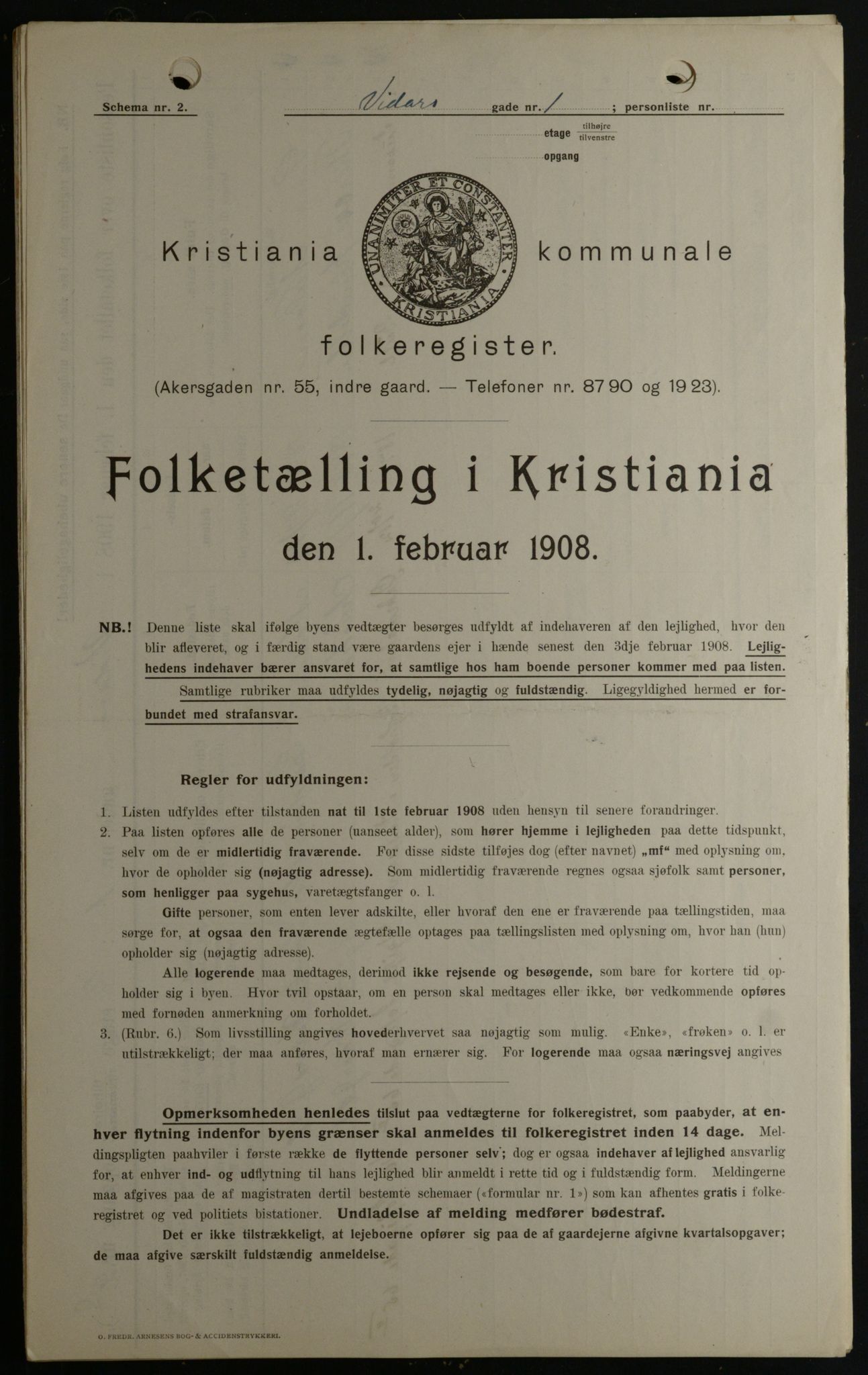 OBA, Municipal Census 1908 for Kristiania, 1908, p. 110929