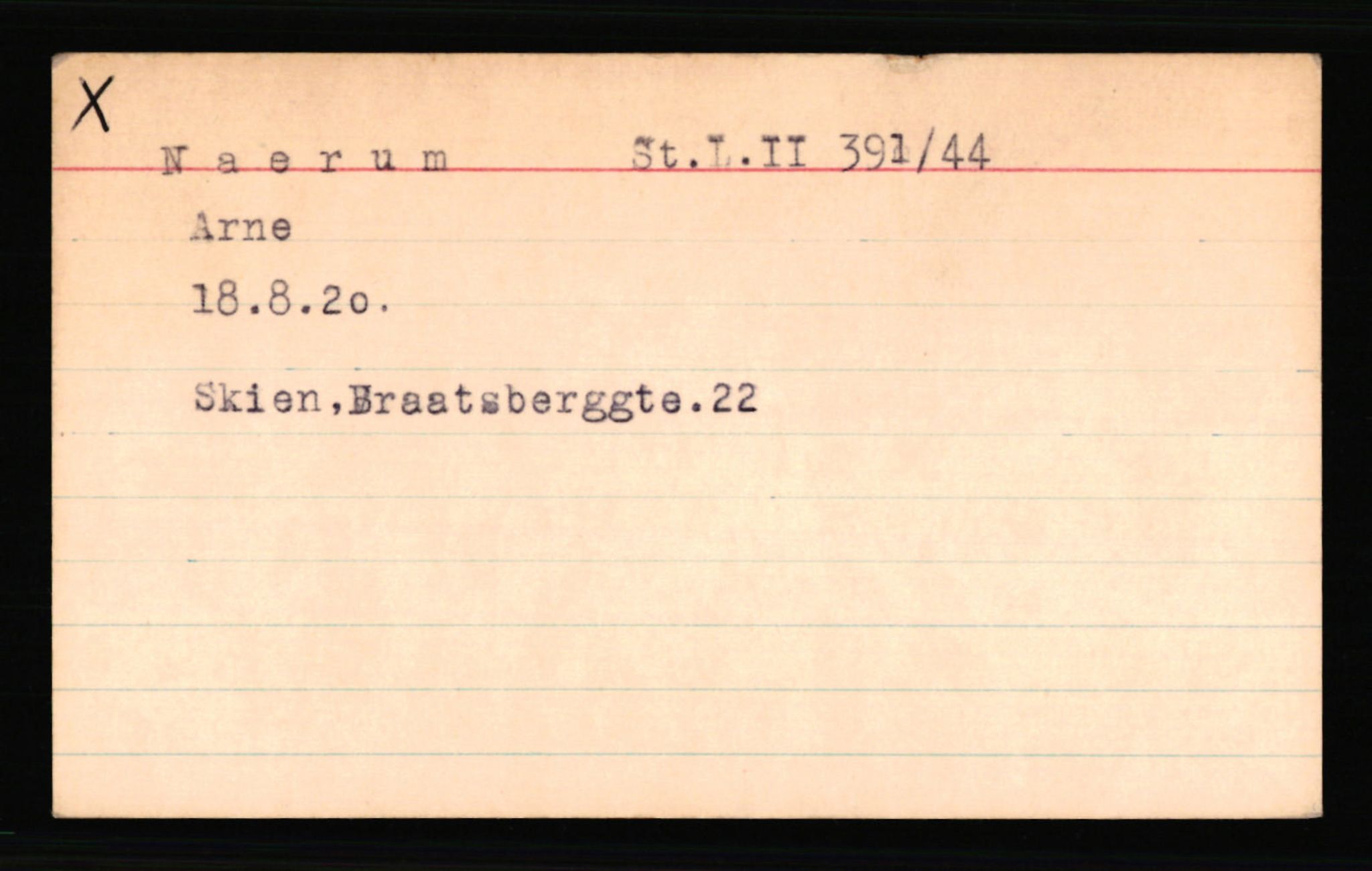 SS- und Polizeigericht Nord (IX), RA/RAFA-3182/0001/C/Ca/L0005: kartotekkort for personer alfabetisk på etternavn: M-P, 1940-1945, p. 270