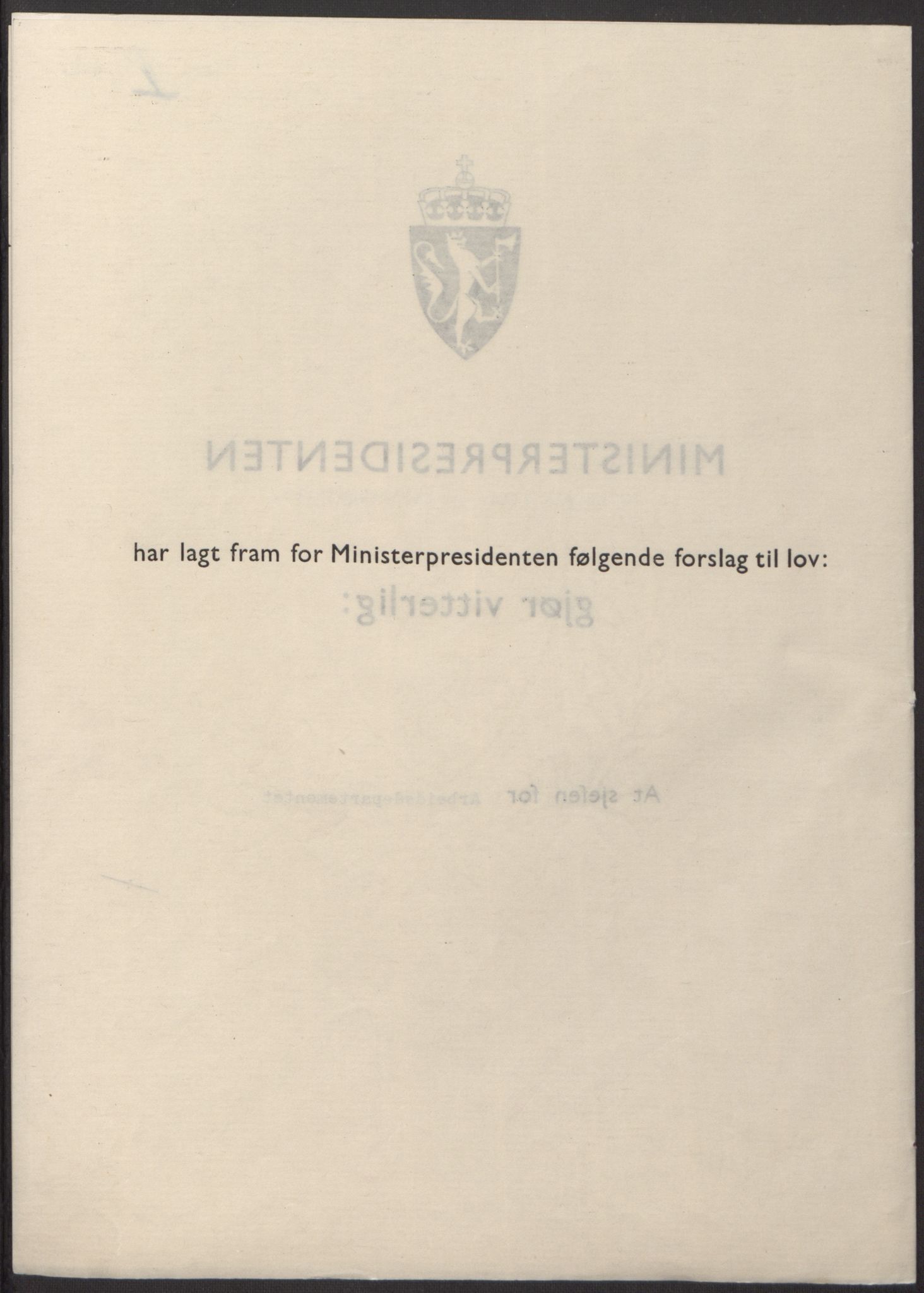 NS-administrasjonen 1940-1945 (Statsrådsekretariatet, de kommisariske statsråder mm), AV/RA-S-4279/D/Db/L0098: Lover II, 1942, p. 96