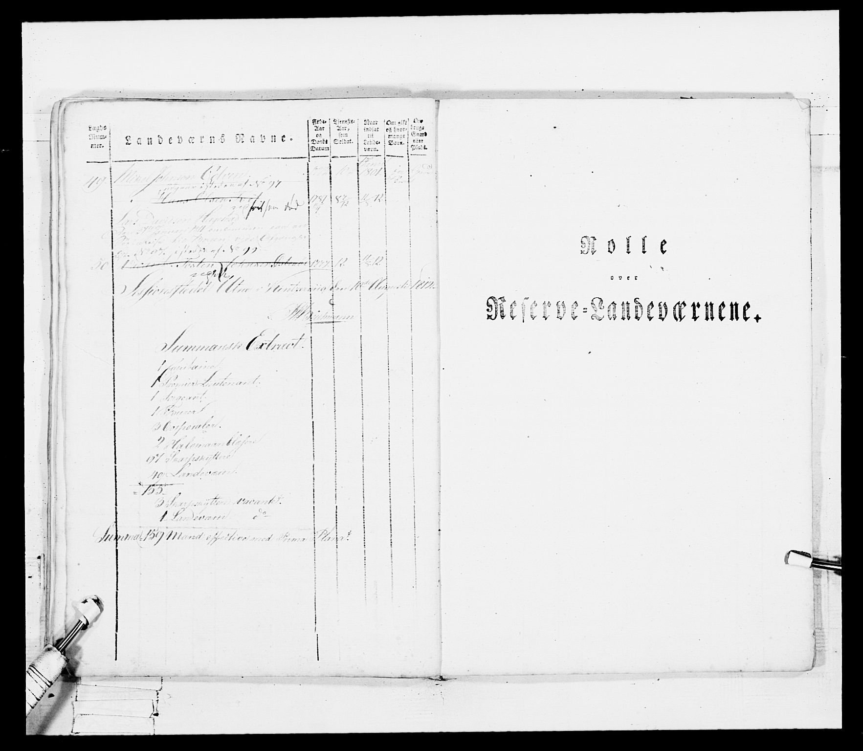 Generalitets- og kommissariatskollegiet, Det kongelige norske kommissariatskollegium, RA/EA-5420/E/Eh/L0099: Bergenhusiske nasjonale infanteriregiment, 1812, p. 535