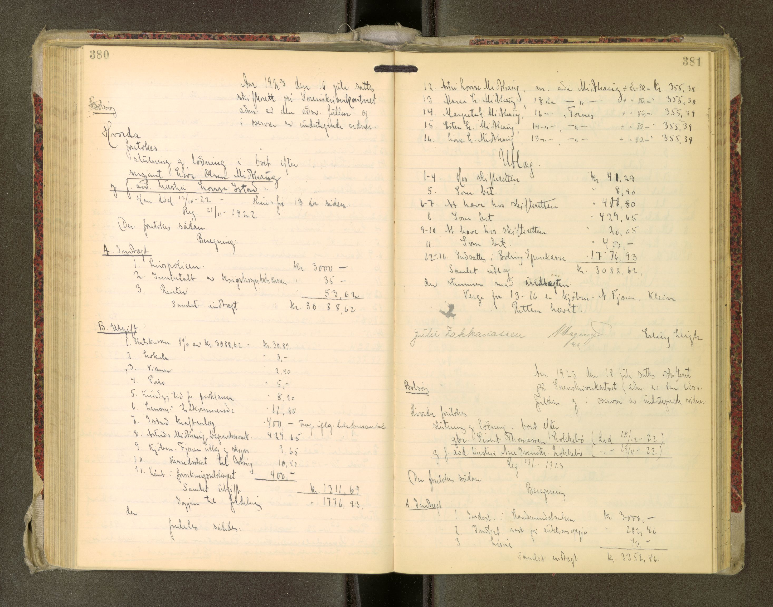Romsdal sorenskriveri, AV/SAT-A-4149/1/3/3A/L0022: Skifteutlodnings Protokoll, 1920-1924, p. 380-381
