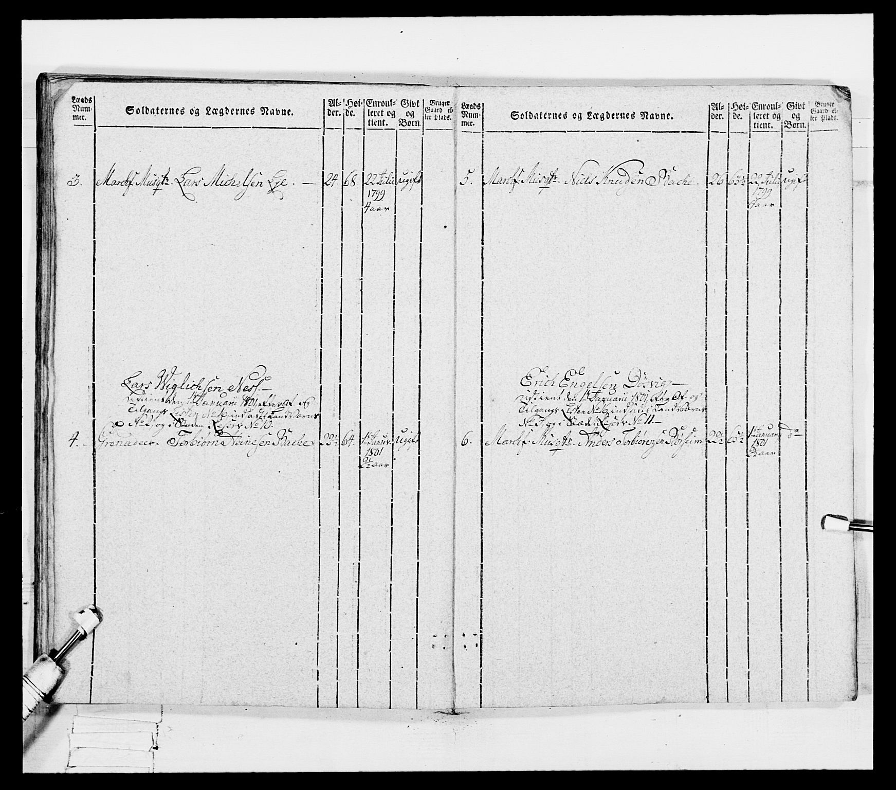 Generalitets- og kommissariatskollegiet, Det kongelige norske kommissariatskollegium, AV/RA-EA-5420/E/Eh/L0096: Bergenhusiske nasjonale infanteriregiment, 1791-1803, p. 390