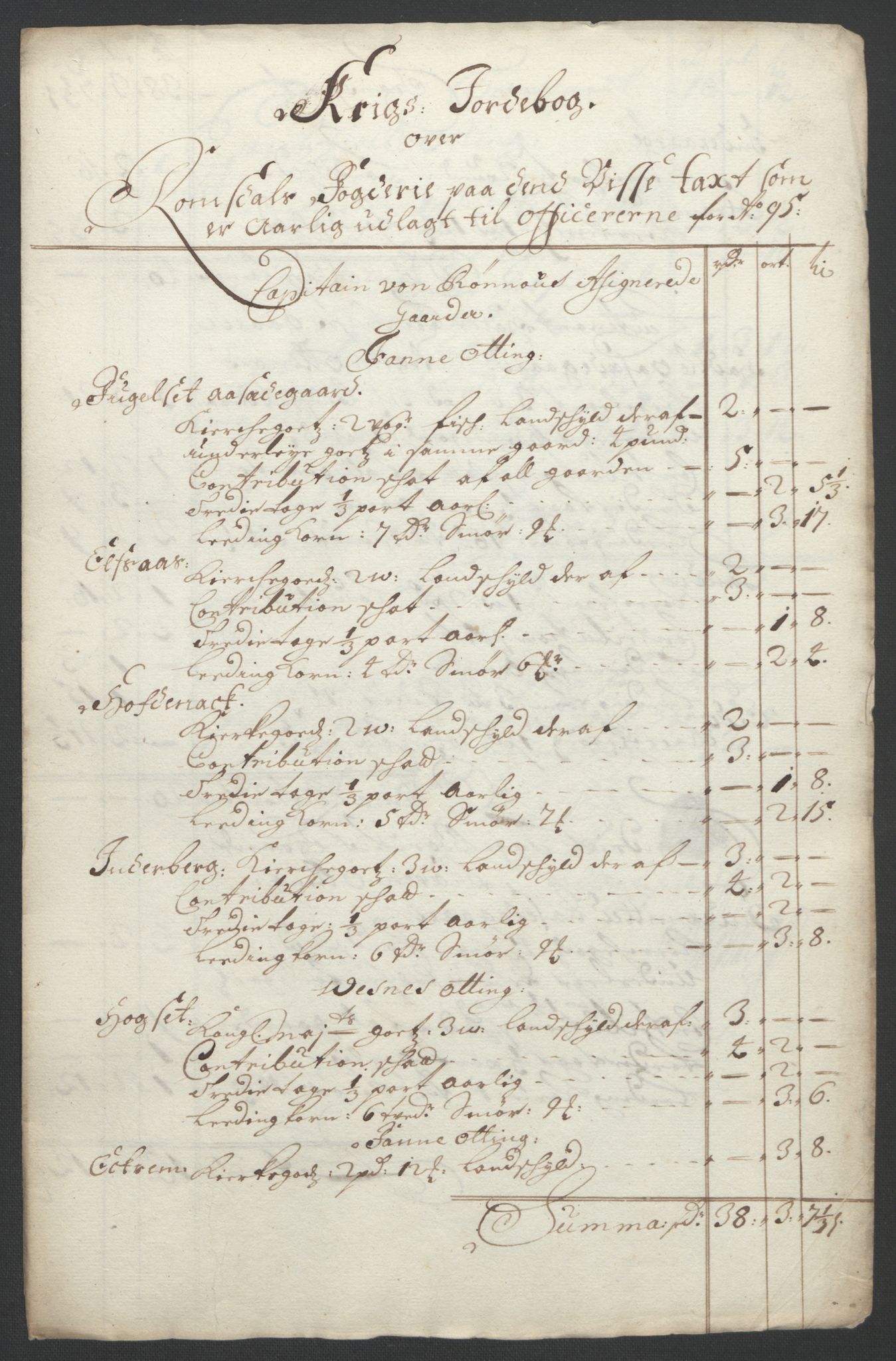 Rentekammeret inntil 1814, Reviderte regnskaper, Fogderegnskap, RA/EA-4092/R55/L3652: Fogderegnskap Romsdal, 1695-1696, p. 132