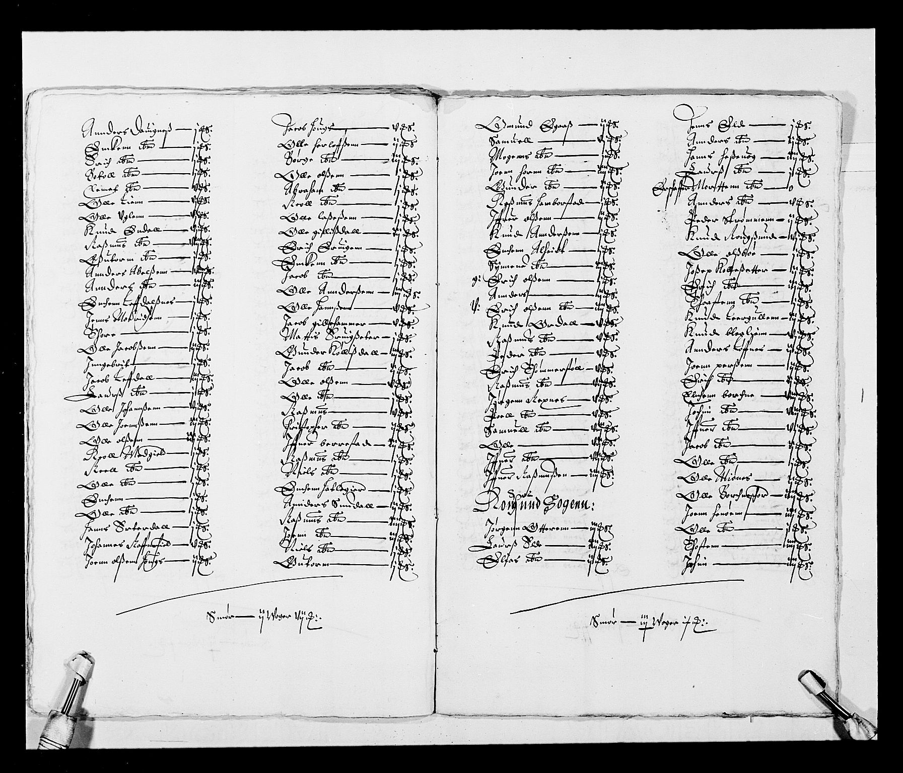 Stattholderembetet 1572-1771, AV/RA-EA-2870/Ek/L0026/0002: Jordebøker 1633-1658: / Tiendelister fra Bergenhus len, 1642-1647, p. 72