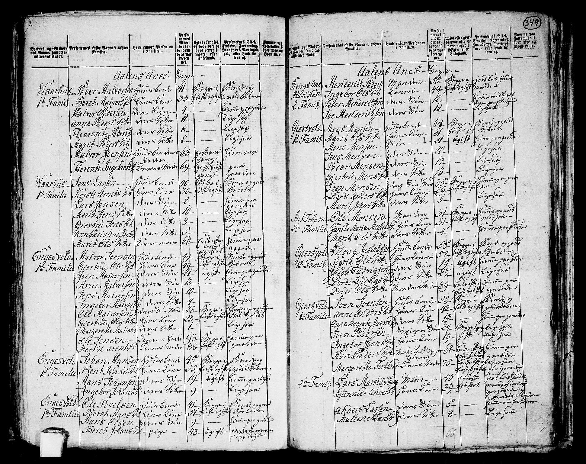 RA, 1801 census for 1645P Haltdalen, 1801, p. 348b-349a