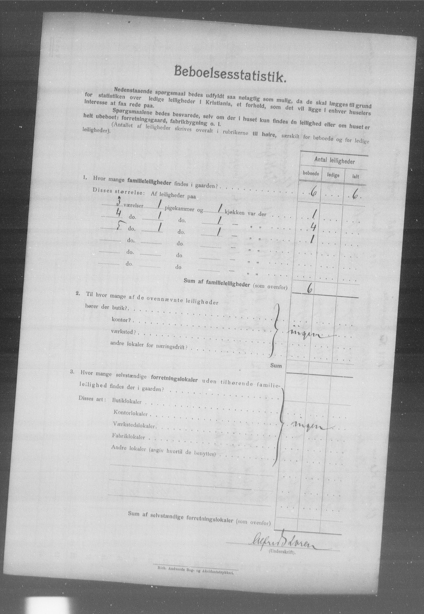 OBA, Municipal Census 1904 for Kristiania, 1904, p. 22619