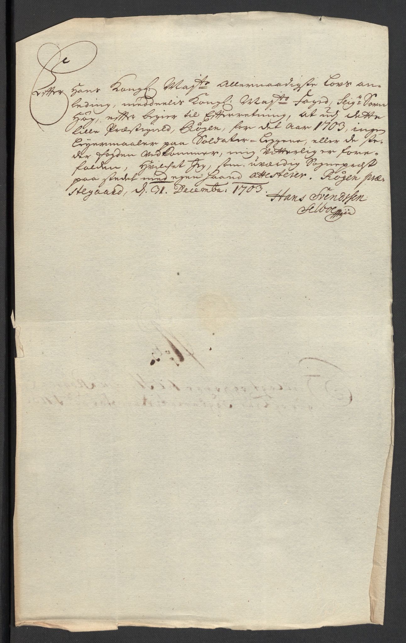 Rentekammeret inntil 1814, Reviderte regnskaper, Fogderegnskap, AV/RA-EA-4092/R30/L1699: Fogderegnskap Hurum, Røyken, Eiker og Lier, 1703, p. 24