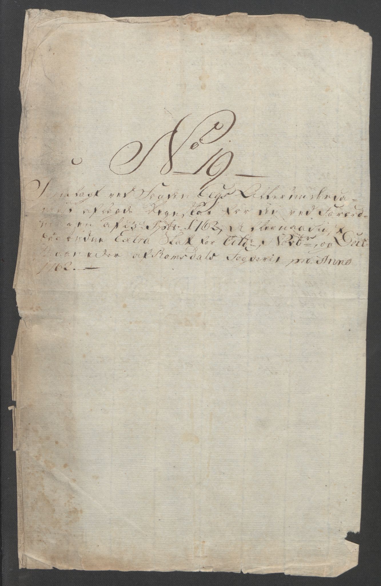 Rentekammeret inntil 1814, Reviderte regnskaper, Fogderegnskap, RA/EA-4092/R55/L3730: Ekstraskatten Romsdal, 1762-1763, p. 338