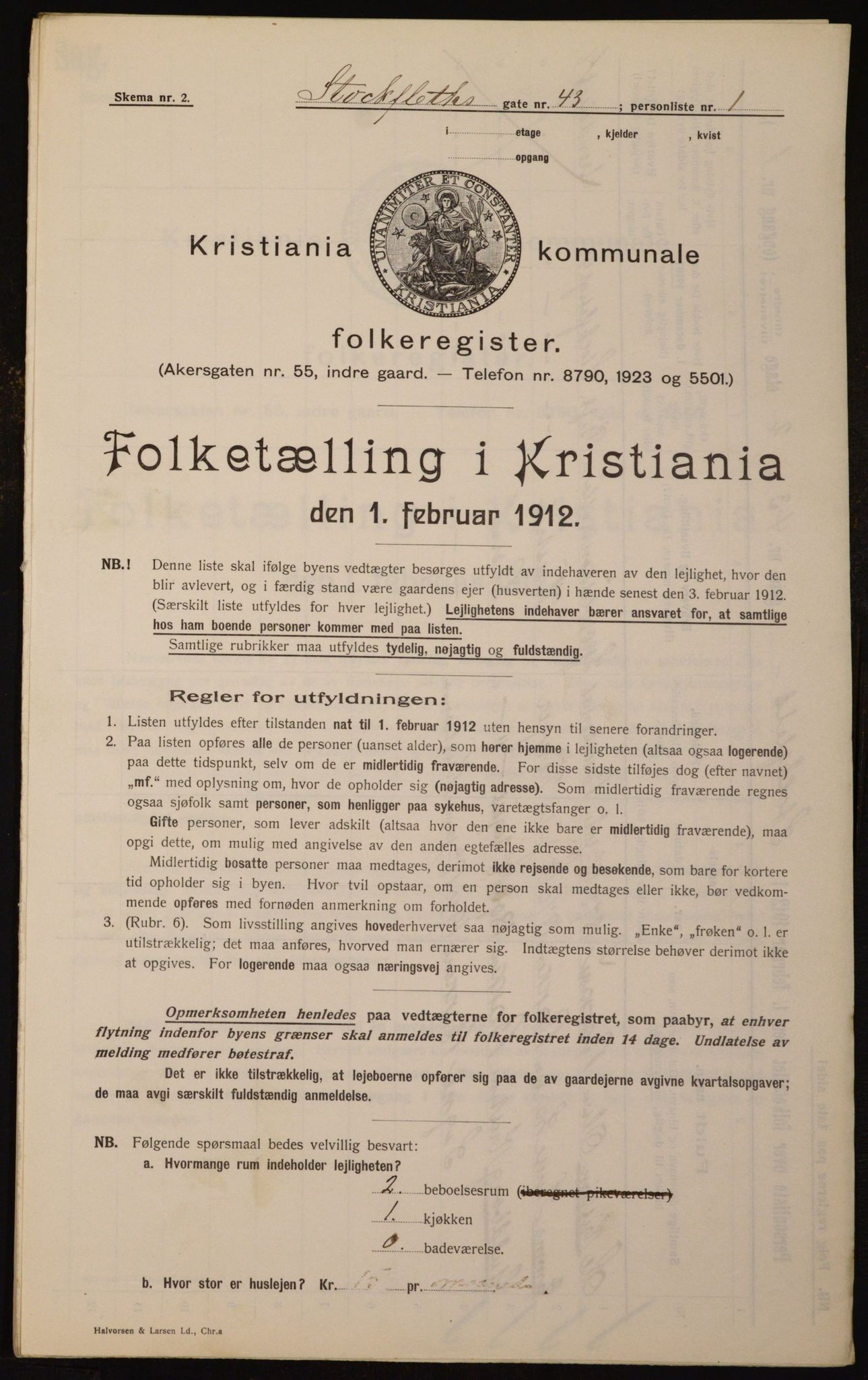 OBA, Municipal Census 1912 for Kristiania, 1912, p. 102370