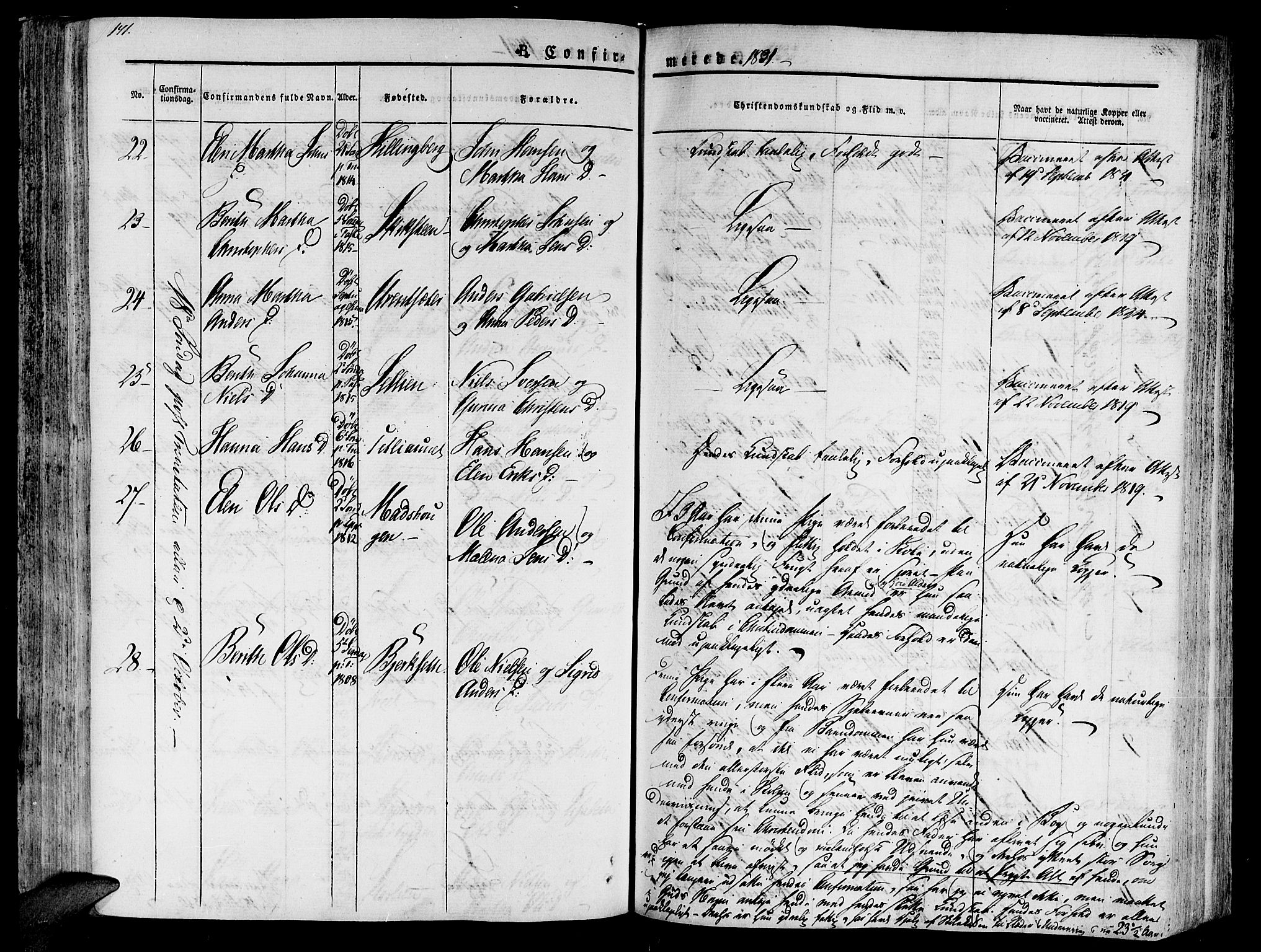 Ministerialprotokoller, klokkerbøker og fødselsregistre - Nord-Trøndelag, SAT/A-1458/701/L0006: Parish register (official) no. 701A06, 1825-1841, p. 171